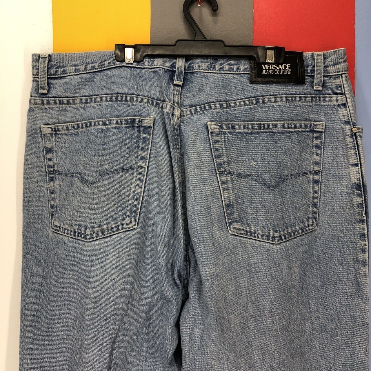 Versace VERSACE Medusa Washed Denim Jeans #1055/AK Size US 36 / EU 52 - 18 Thumbnail