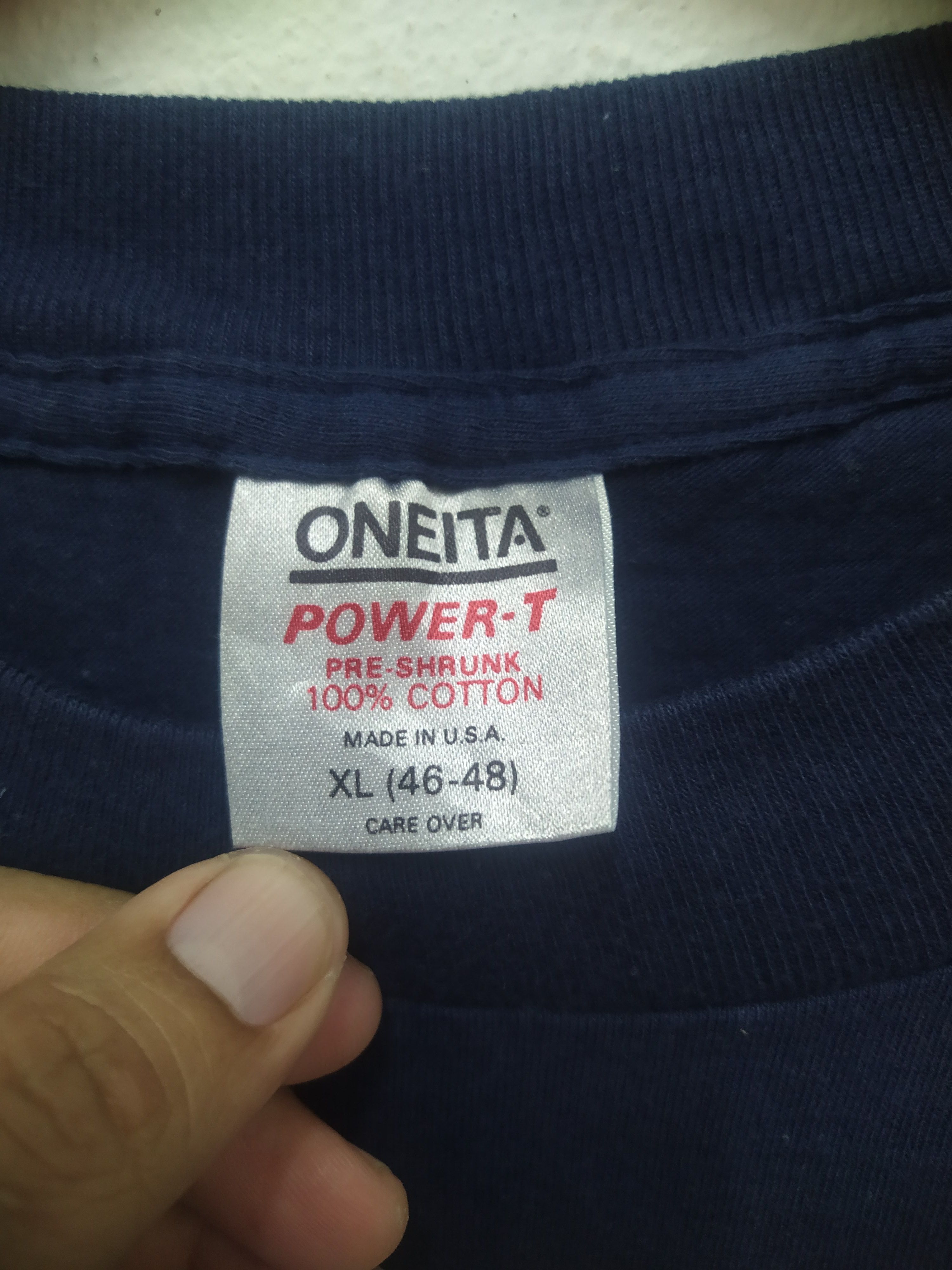 Vintage 🔥Oneita Tag 90's San Francisco Newspaper Agency Size US XL / EU 56 / 4 - 4 Thumbnail