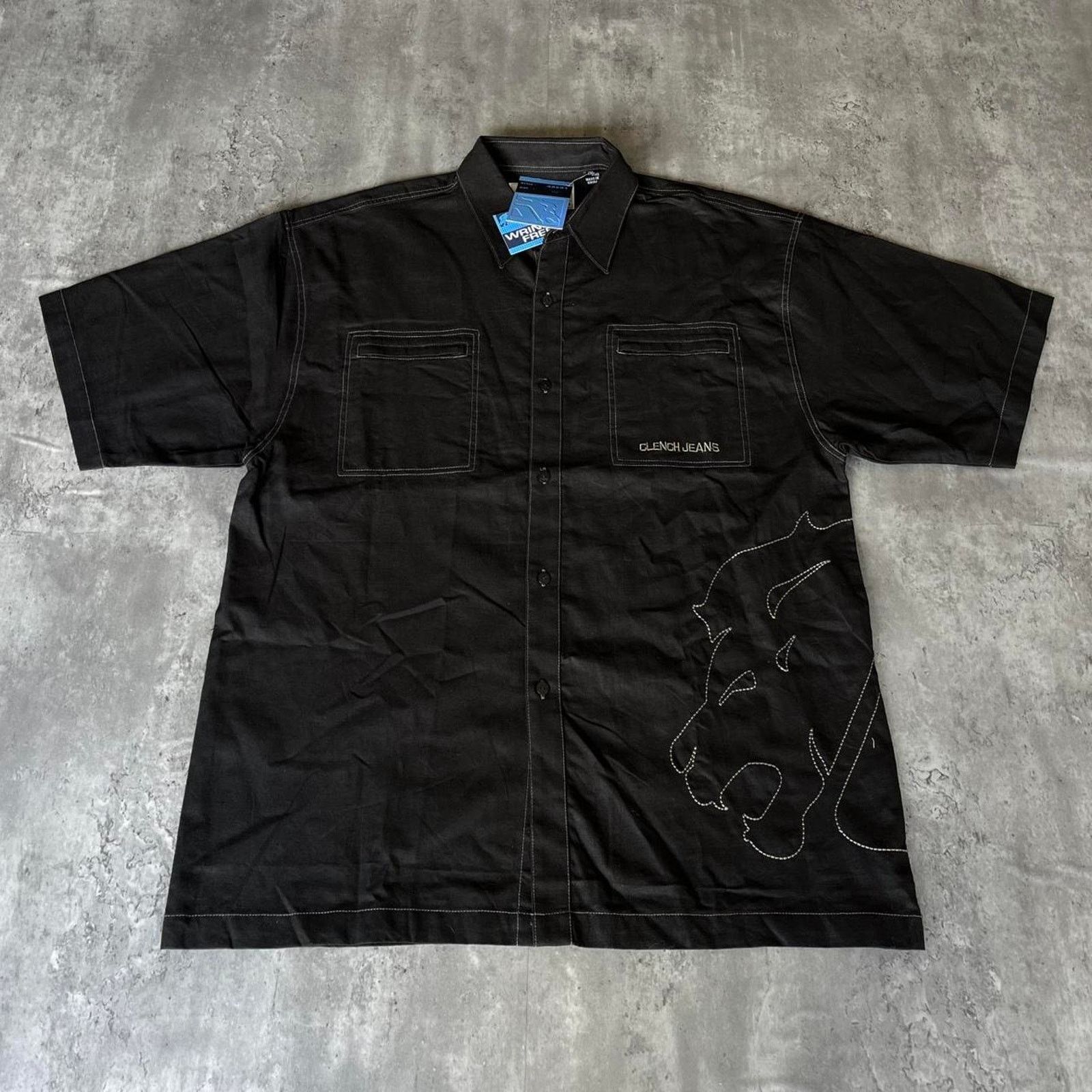 JNCO × Japanese Brand × Southpole Crazy Y2K Vintage JNCO Style Graphic Polo Skater Shirt Size US XXL / EU 58 / 5 - 2 Thumbnail