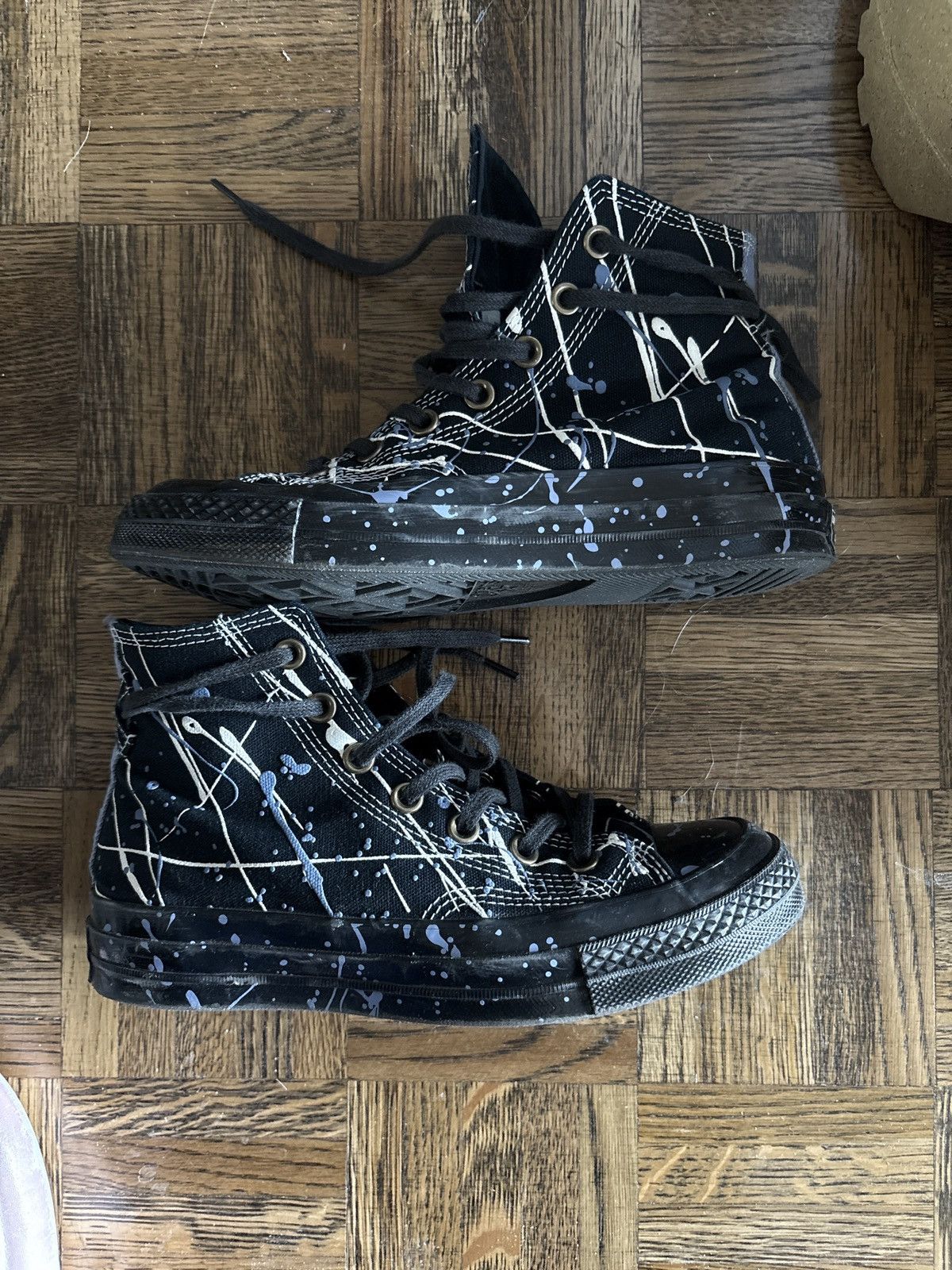 Converse Converse Chuck 70 Hi Paint Splatter Black Size US 5.5 / EU 38 - 1 Thumbnail
