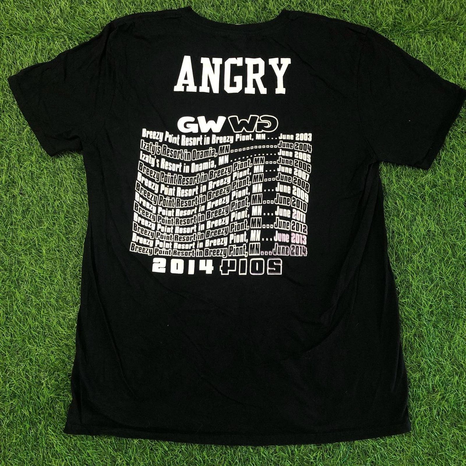 Gildan Vintage 2014 ‘Haters Gonna Hate’ GW Graphic Tee Size US L / EU 52-54 / 3 - 2 Thumbnail