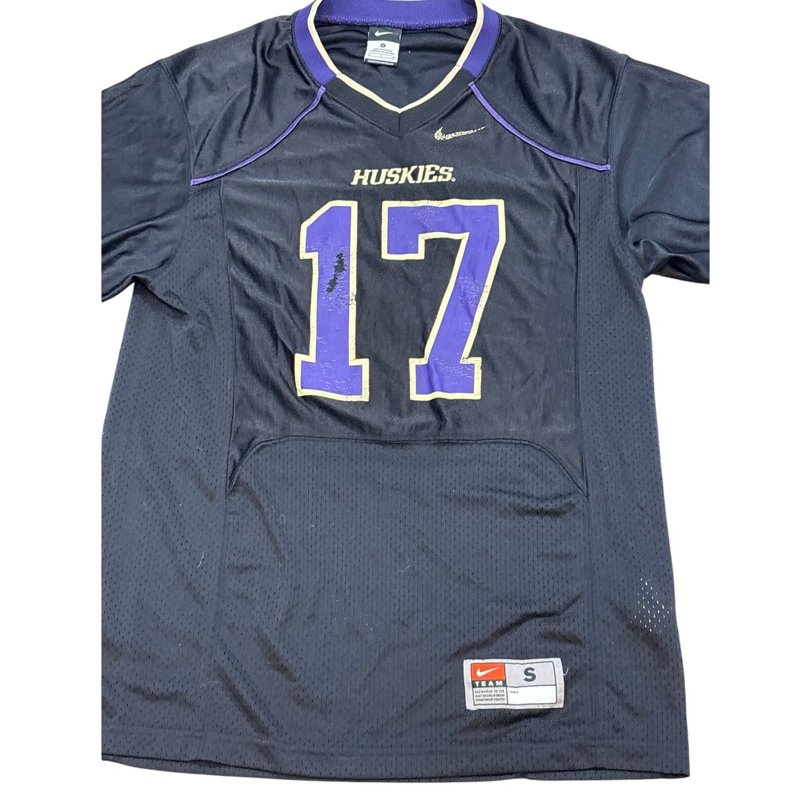 Nike Nike Team Washington UW Huskies Jersey 17 football Small Size US S / EU 44-46 / 1 - 2 Thumbnail