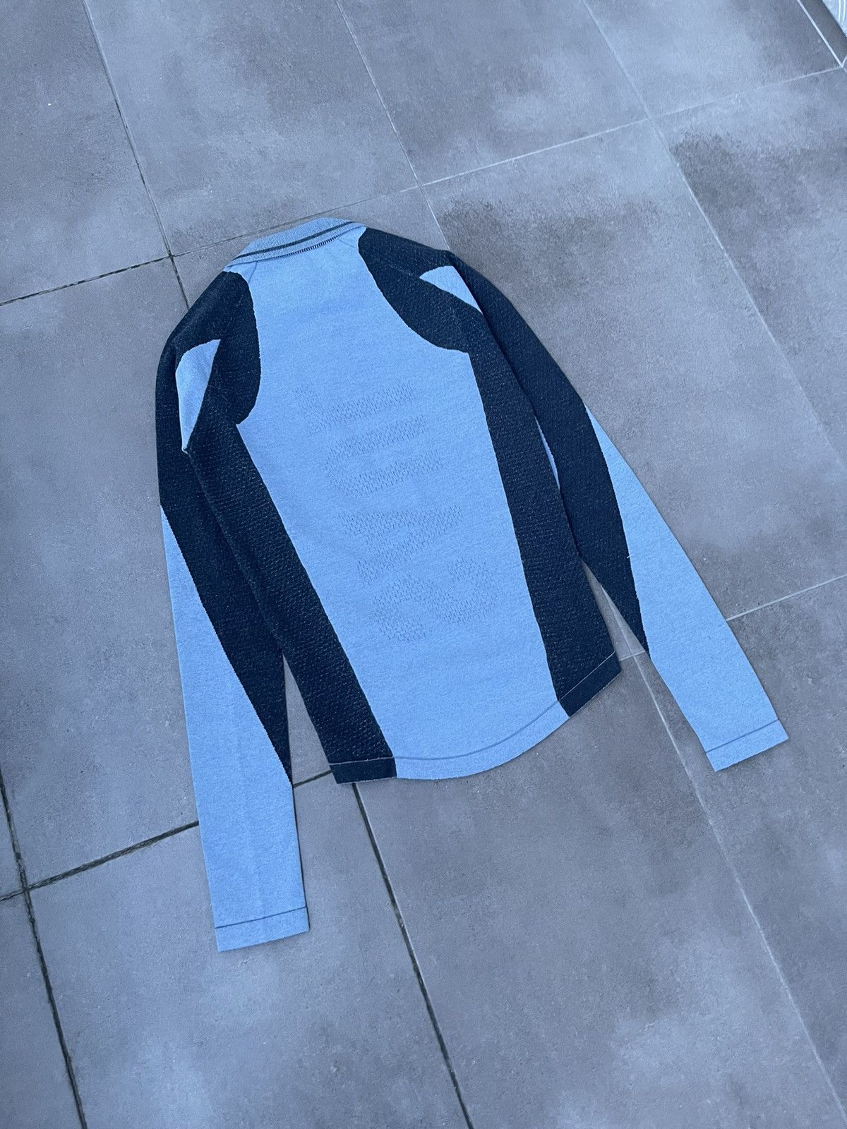 Saul Nash !DS! SS23 Saul Nash Blue Drop Stitch Polo Longsleeve Size US S / EU 44-46 / 1 - 14 Thumbnail