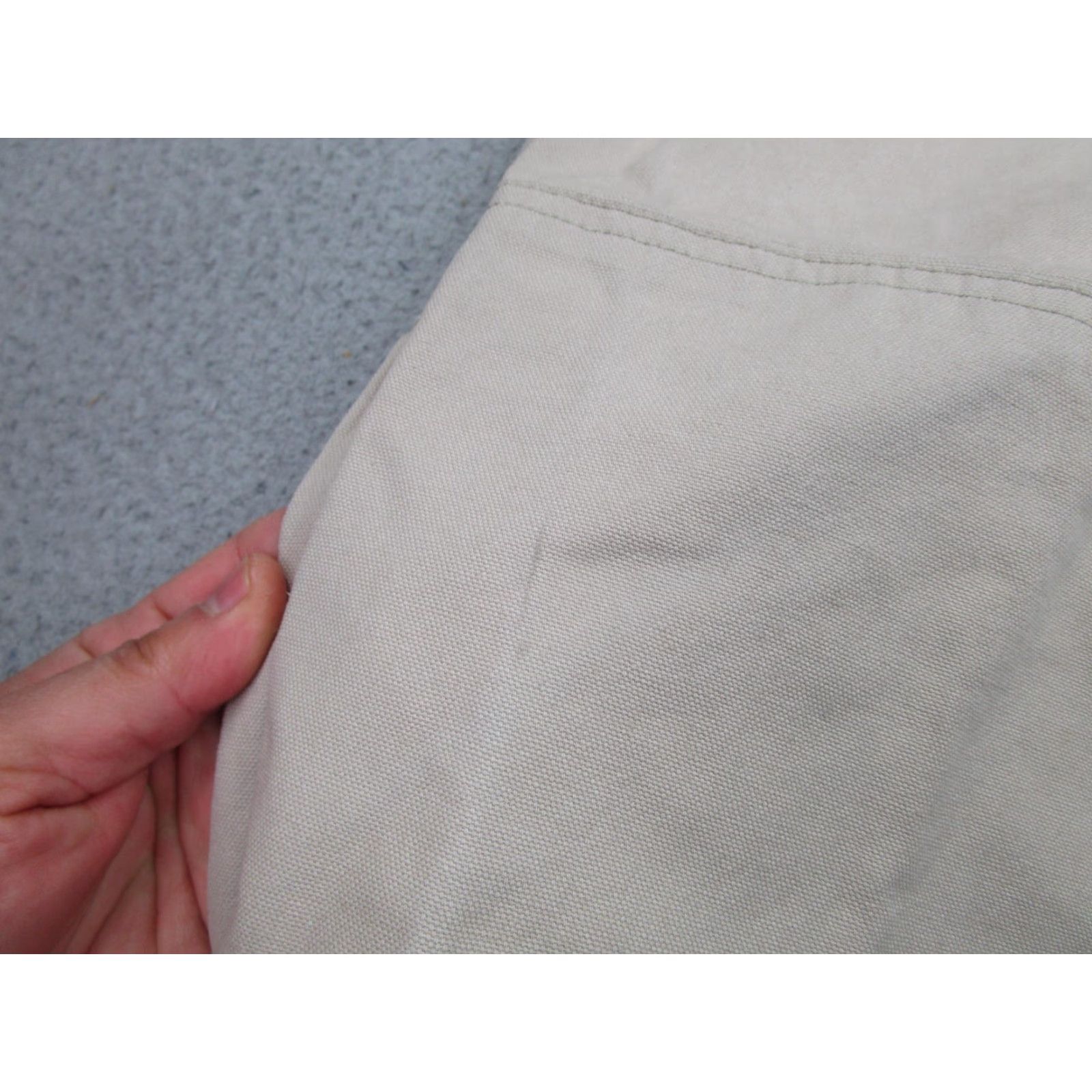 Daily Paper Daily Paper Pants Mens Small Beige Carpenter Workwear Utility Reinforced Knees Canvas Cotton Size US 29 - 4 Thumbnail