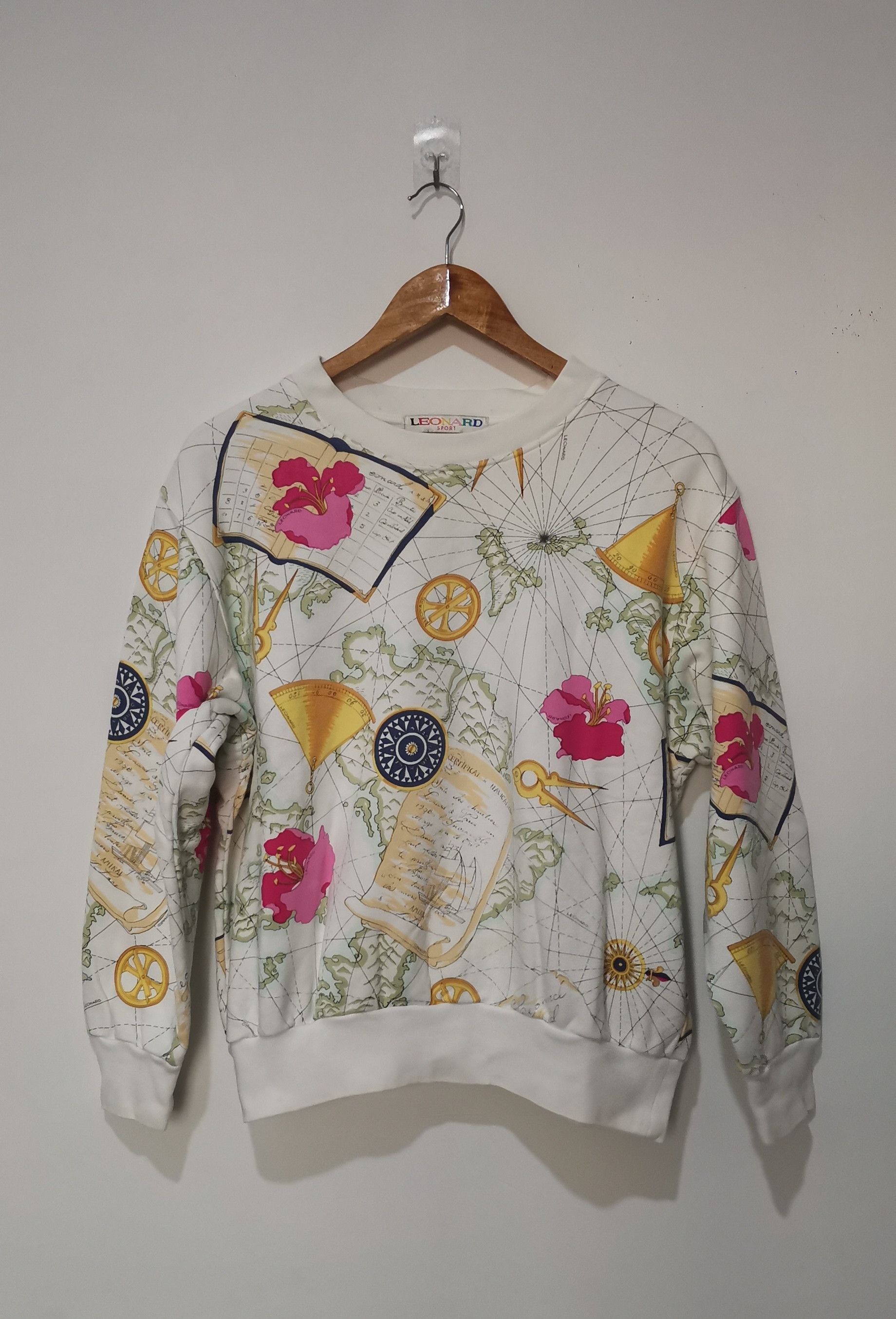 Leonard Paris Vintage Leonard Sport Japan Floral Long Sleeve Tee-Women’s M Size M / US 6-8 / IT 42-44 - 1 Thumbnail