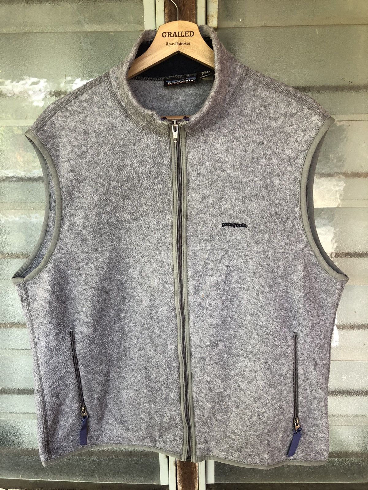 Patagonia Vintage Made in USA Patagonia Synchilla Vest Jacket Size US L / EU 52-54 / 3 - 3 Thumbnail