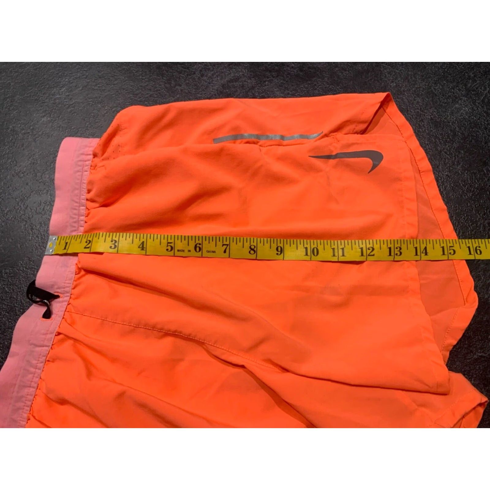 Nike Nike Women's Lined Running Shorts Medium Peach Athletic Size 32" / US 10 / IT 46 - 6 Thumbnail