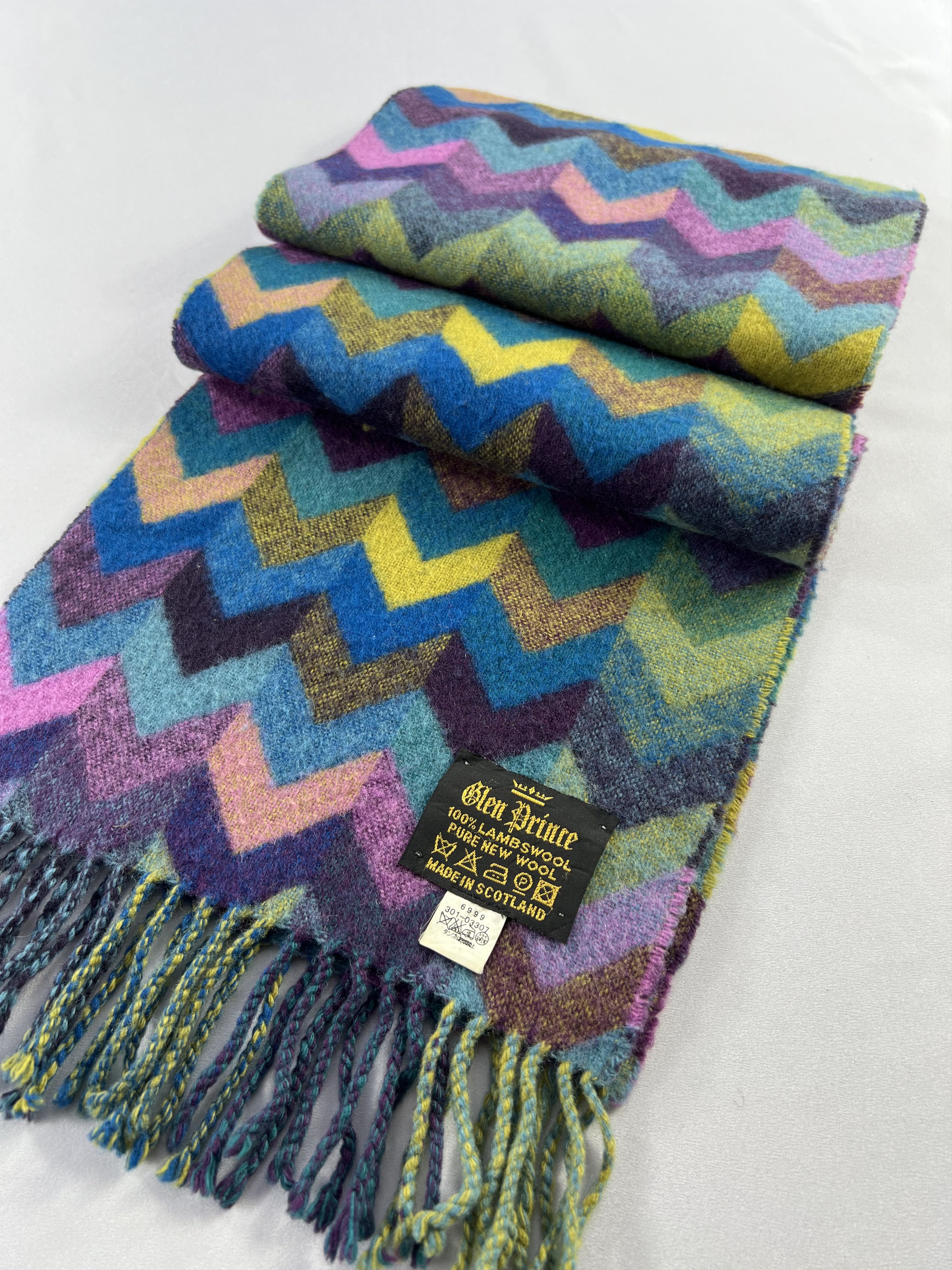 Vintage Glen Prince Scarf / Muffler / Neckwear P1059 Size ONE SIZE - 2 Thumbnail