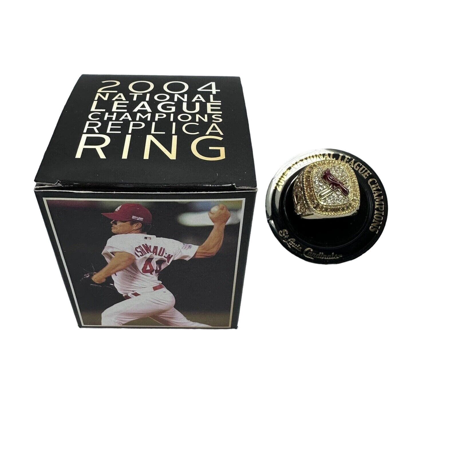 MLB ST Louis Cards Replica Ring 2004 National League Champion Size ONE SIZE - 13 Thumbnail