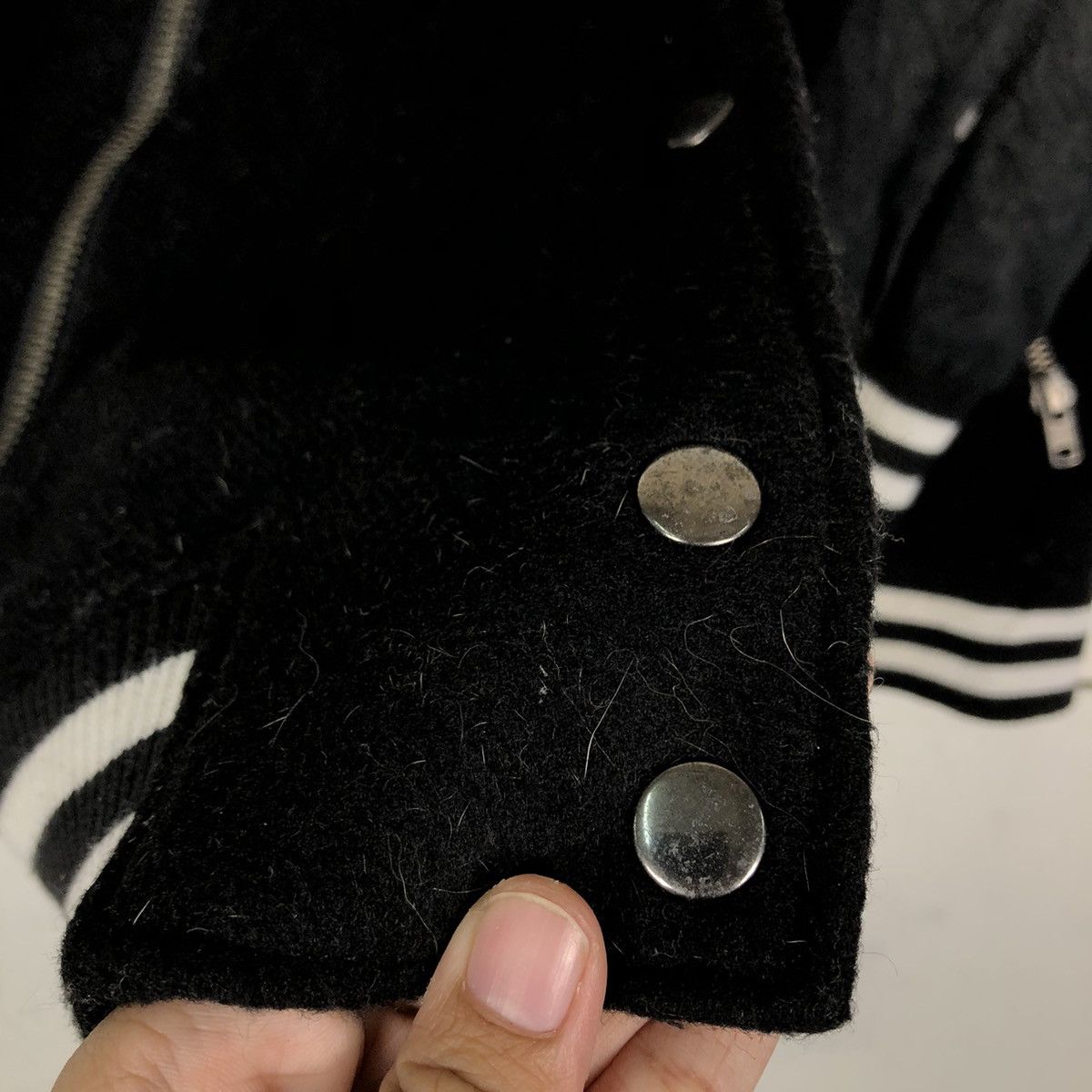 Japanese Brand 🔥Vtg Varsity Jacket Bomber Glad News Skeleton Big Logo Size US M / EU 48-50 / 2 - 14 Thumbnail