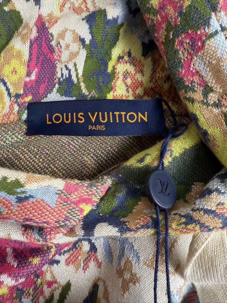 Louis Vuitton Louis Vuitton Floral printed knit hoodie Size US L / EU 52-54 / 3 - 3 Thumbnail