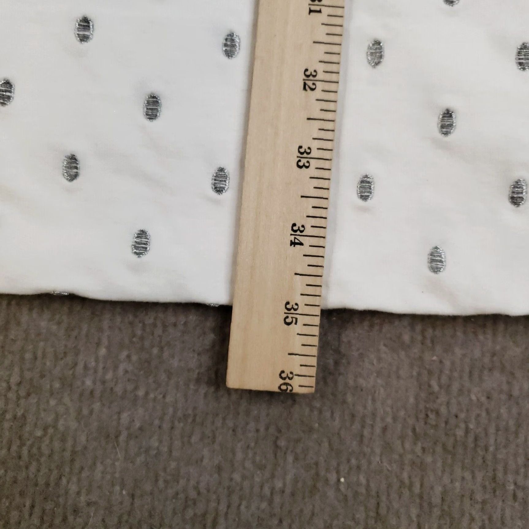 Vintage Gretchen Scott Rocket Girl Sheath Dress Womens M White Polka Dot 3/4 Sleeve Round Neck Pullover Embroidered Knee Length *Vintage: No* Size M / US 6-8 / IT 42-44 - 5 Thumbnail