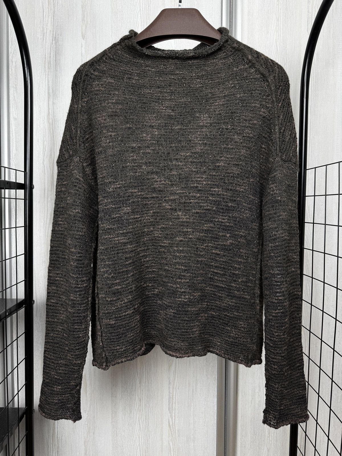 Transit Transit Par-such brown oversized avant garde knitted sweater Size M / US 6-8 / IT 42-44 - 2 Thumbnail
