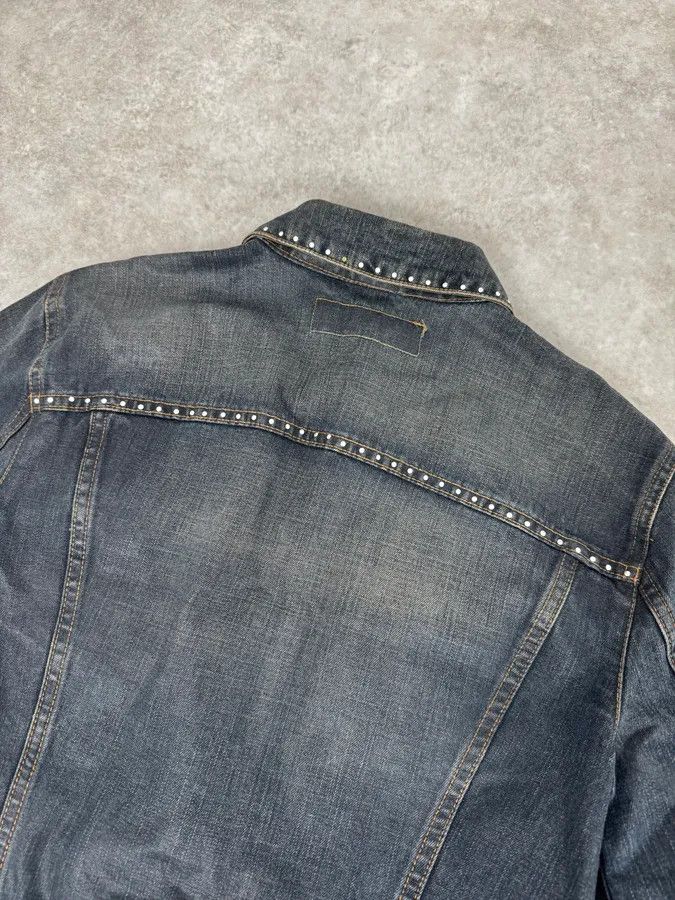 Iceberg 2000s Iceberg Studded Blue Denim Jacket Size S / US 4 / IT 40 - 6 Thumbnail