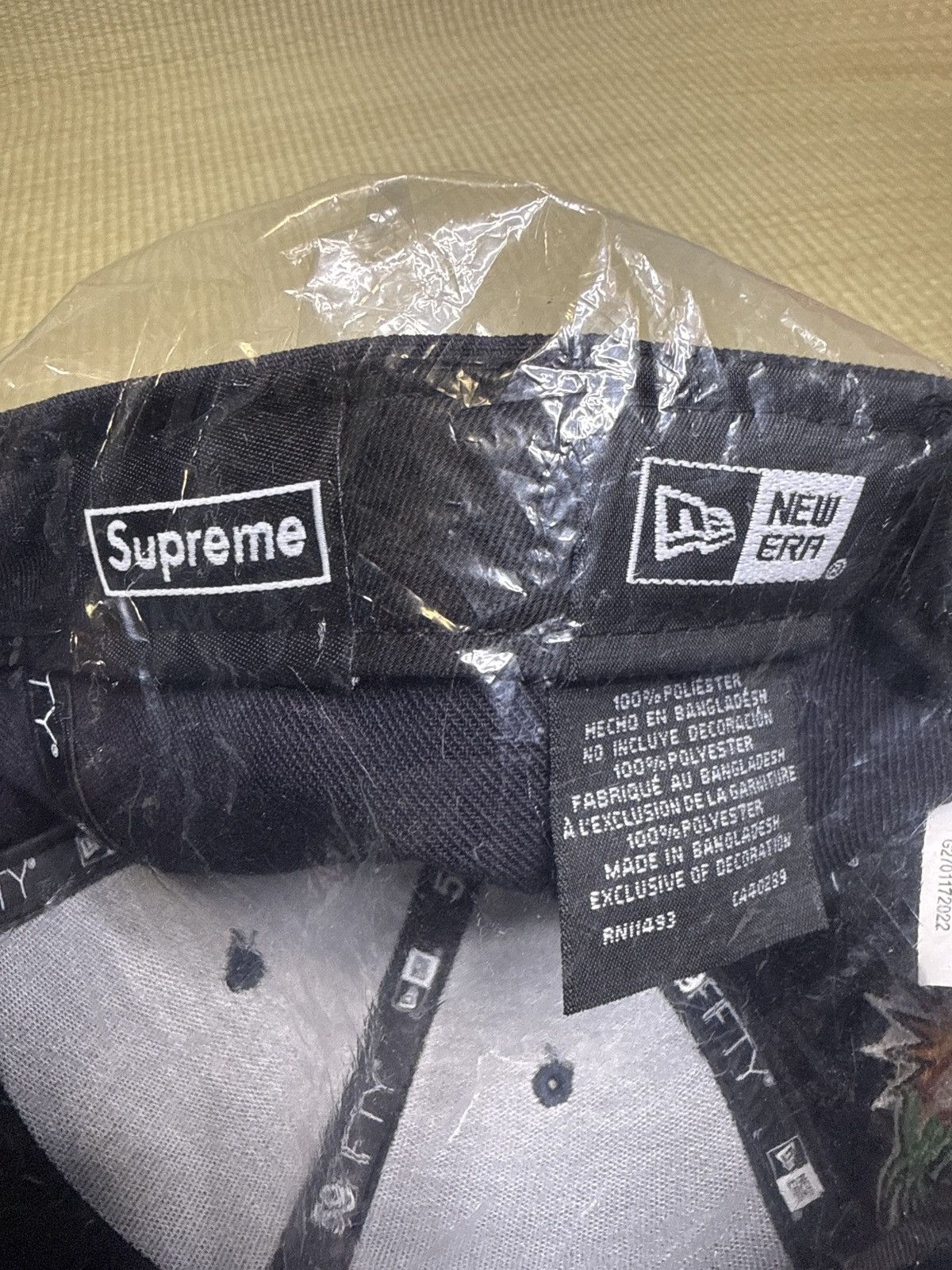 Supreme New Supreme New Era Fitted Hat 7 3/8 Box Logo Blue Size ONE SIZE - 5 Thumbnail