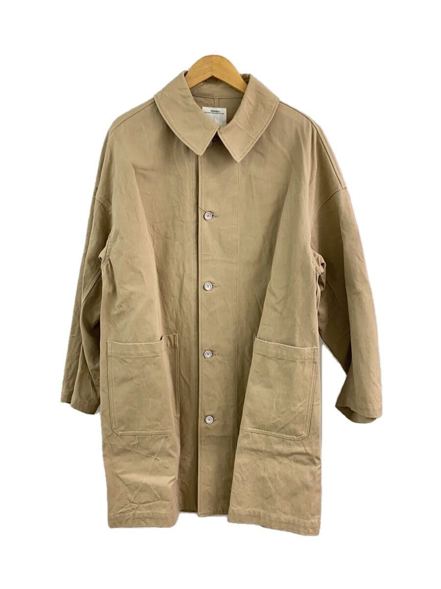 Visvim Beige Cotton Shop Coat Size US M / EU 48-50 / 2 - 1 Thumbnail