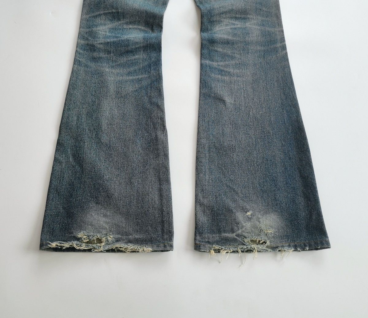 Vintage Vintage Bootcut Wrangler Faded Mud Denim Jeans Size US 28 / EU 44 - 8 Thumbnail