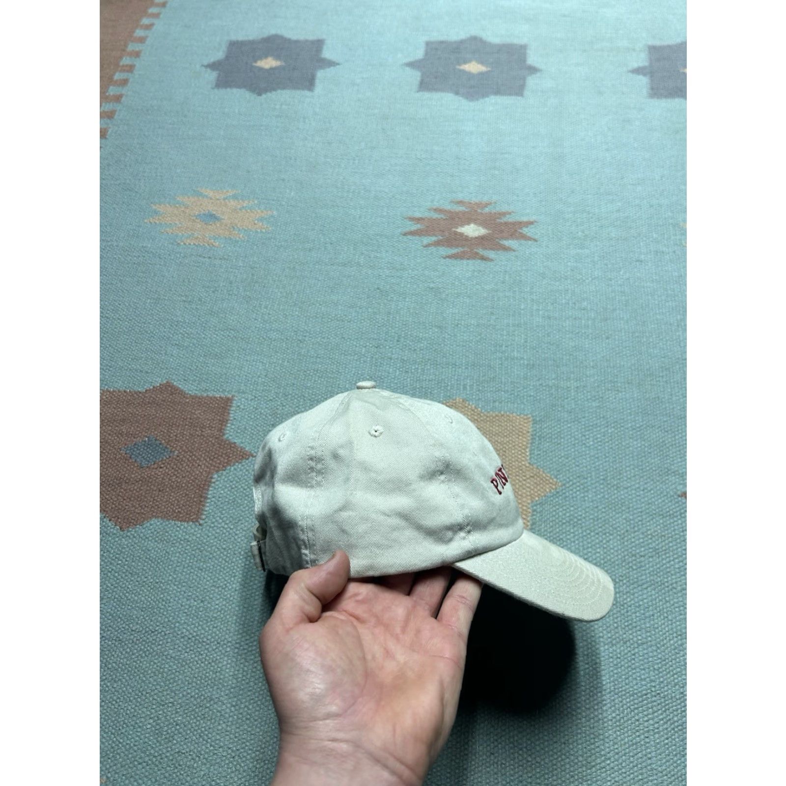 Vintage VINTAGE Unbranded Baseball Cap Hat Pentwater Michigan Beige Adjustable Destination Men Size ONE SIZE - 8 Thumbnail