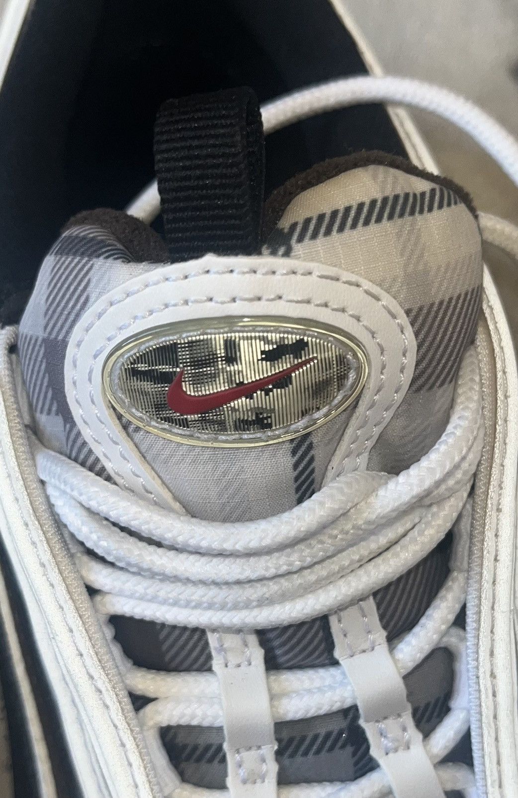 Nike Nike Air Max 97 White Black Baroque Brown Size US 6.5 / IT 36.5 - 6 Thumbnail