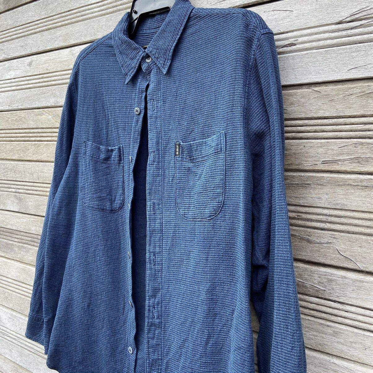 Japanese Brand × Lee × Vintage Lee Sanforized Waffle Shirt Size US S / EU 44-46 / 1 - 3 Thumbnail
