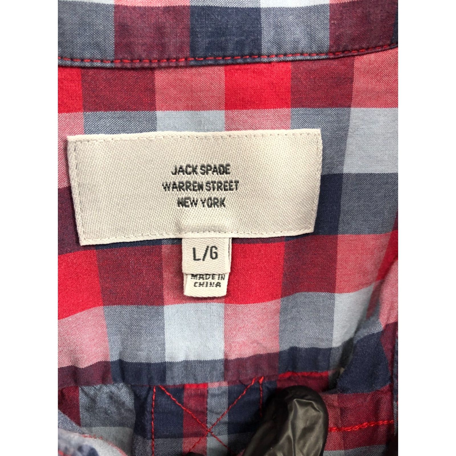 Vintage Jack Spade Shirt Mens Size L Red Plaid Long Sleeve Button-Down Collar Size US L / EU 52-54 / 3 - 6 Thumbnail