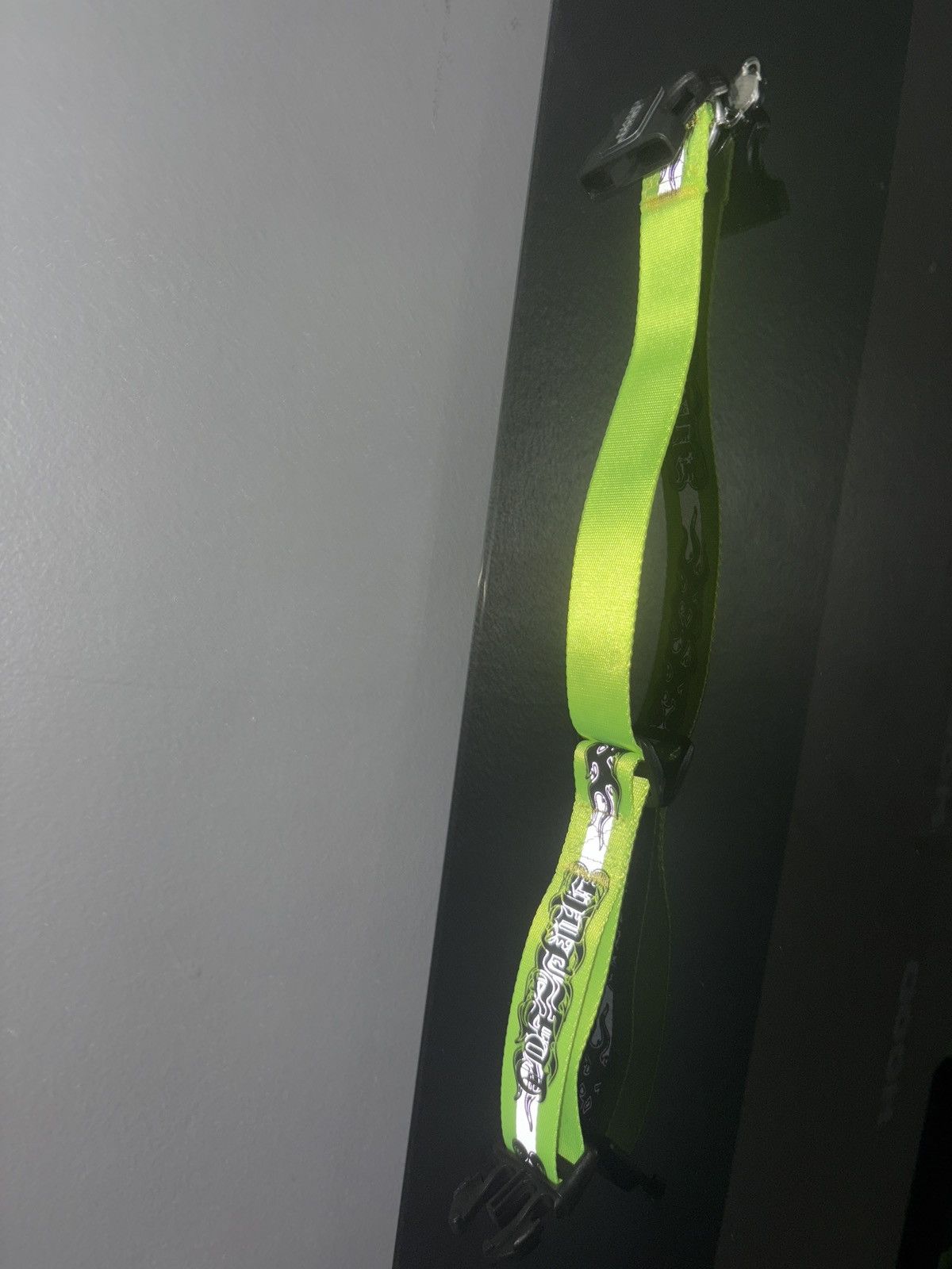 Drain Gang Nano Kurokamino reflective neon flame collar bundle Size ONE SIZE - 4 Thumbnail