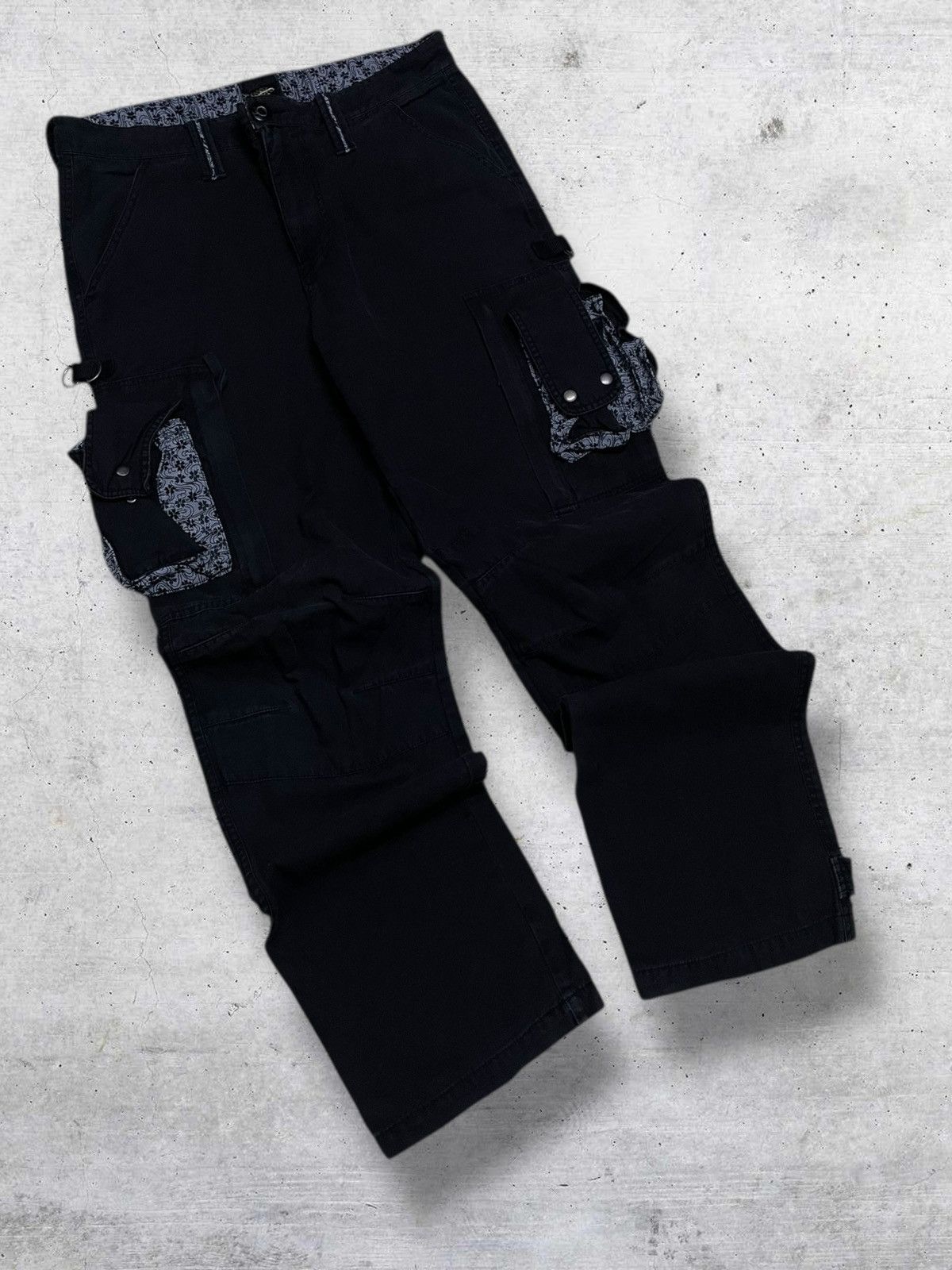 PPFM VINTAGE JAPAN TRADITIONAL 90S OG DESIGNER UTILITY CARGO PANT Size US 34 / EU 50 - 2 Thumbnail