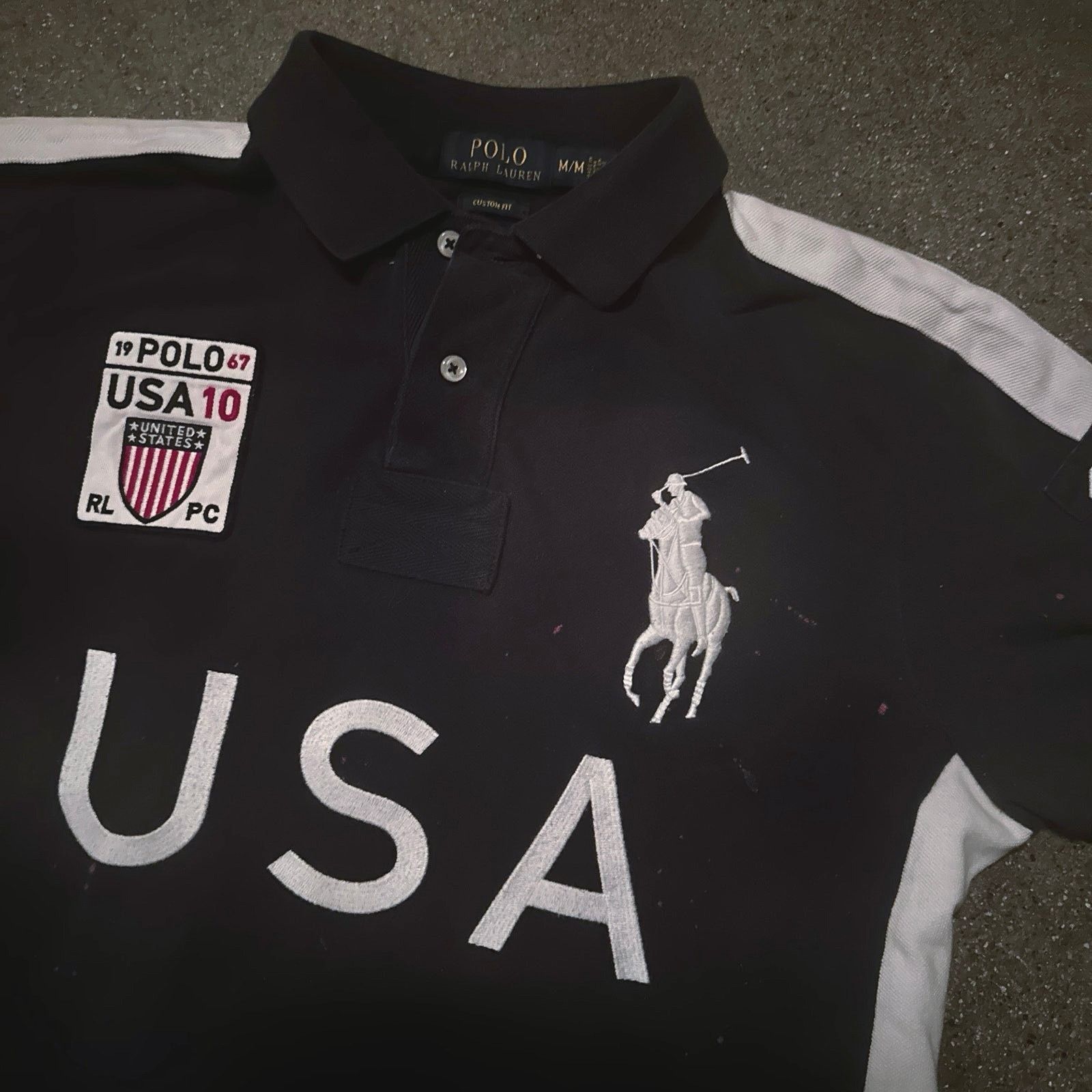 Polo Ralph Lauren Polo Ralph Lauren polo shirt usa big pony Size US M / EU 48-50 / 2 - 2 Thumbnail