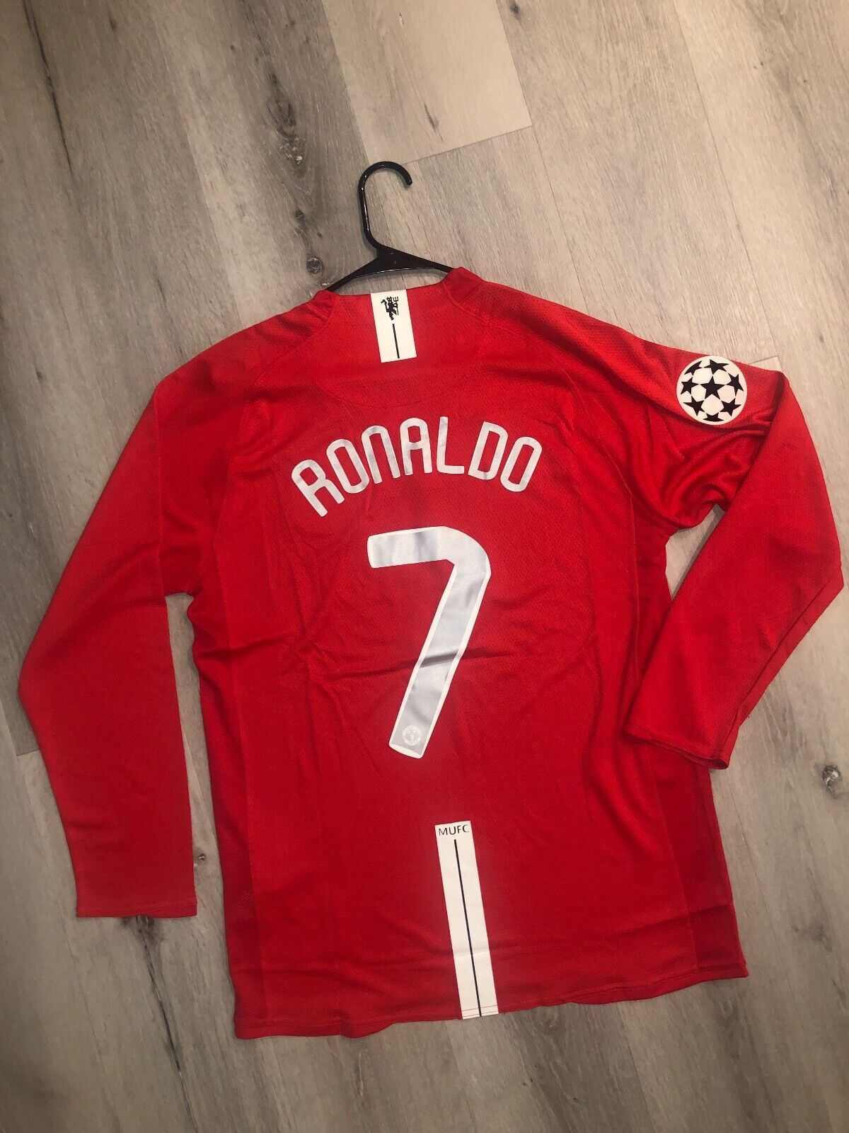 Ronaldo manchester united jersey 2008