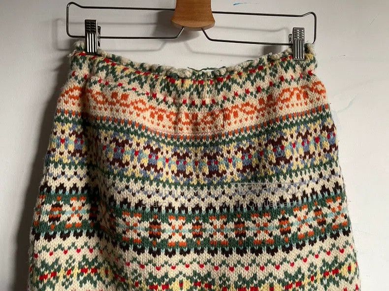 Junya Watanabe Junya Watanabe one-size-fits-all Wool Knit Crochet Fair Isl Size 23" - 4 Thumbnail