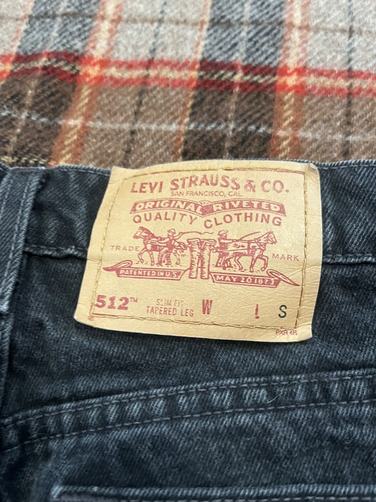 Levi's Vintage 90’s Levi’s 512 Made in USA Small denim Jenas 27” Size 27" / US 4 / IT 40 - 12 Thumbnail