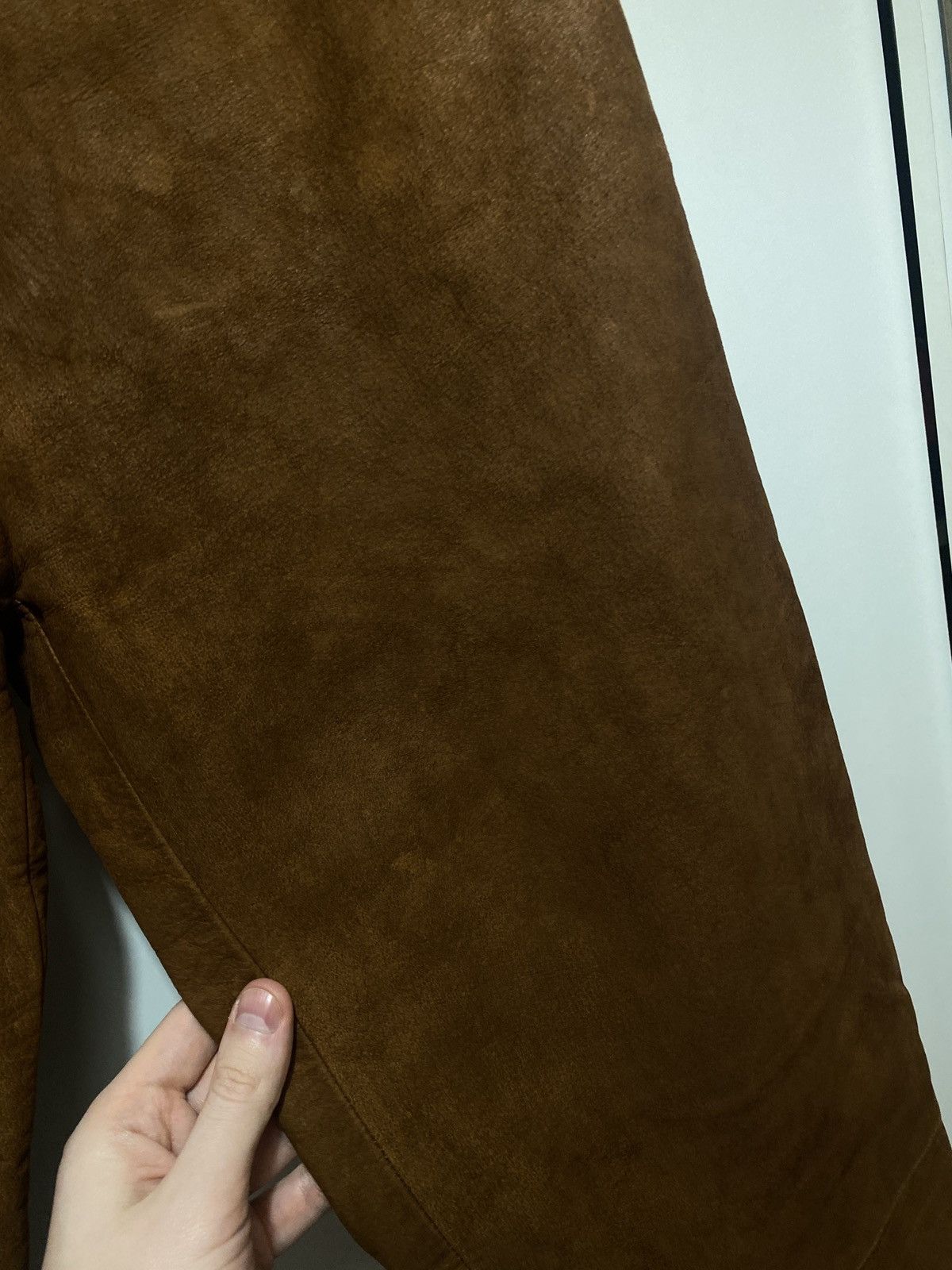 Vintage Vintage leather trousers western motive Size US 34 / EU 50 - 8 Thumbnail