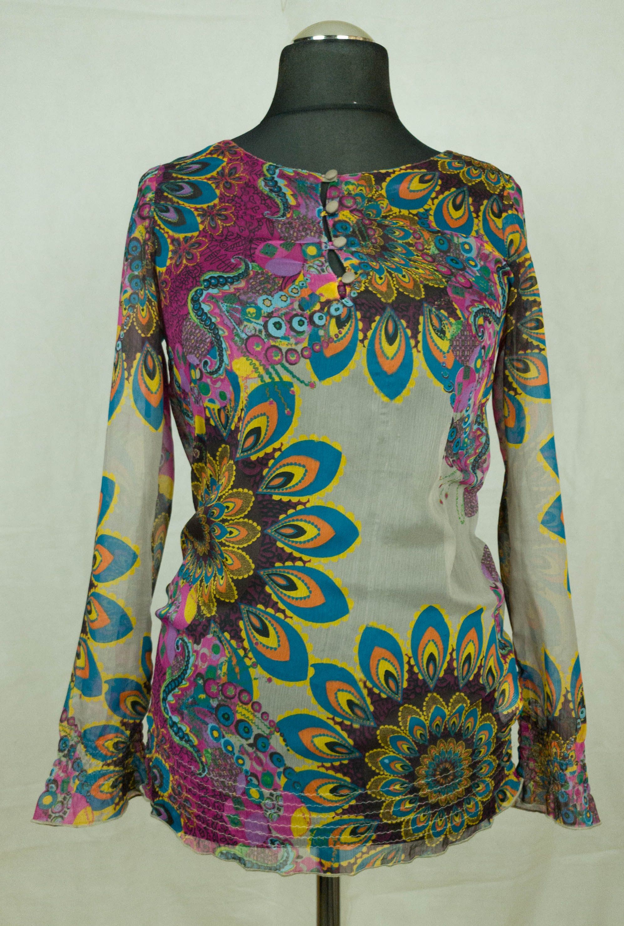 Desigual Desigual womens top bluse size S gc Size S / US 4 / IT 40 - 1 Thumbnail