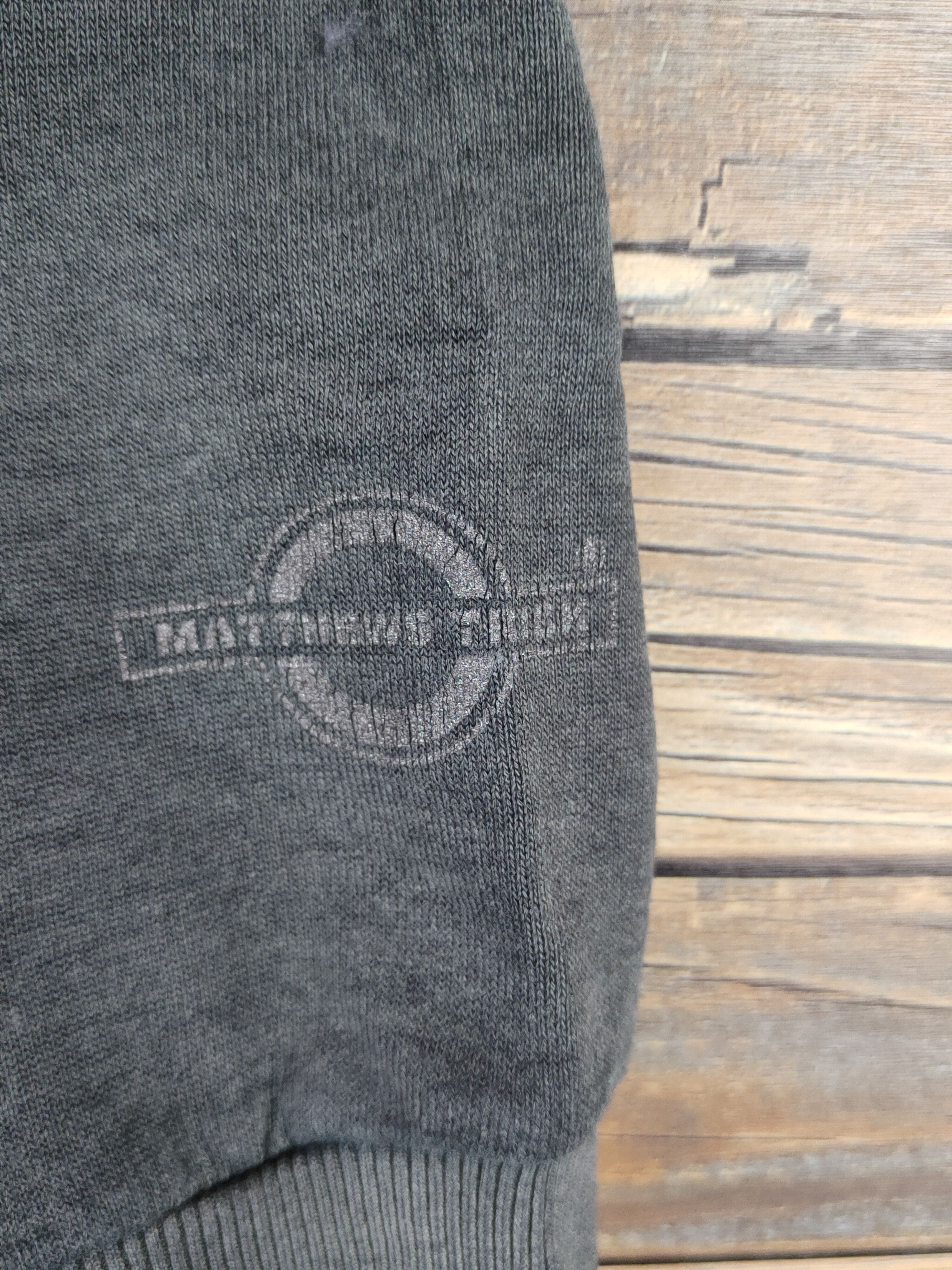 Japanese Brand Matthews Trick Black Faded Hoodie Sweatshirts #W965 Size US M / EU 48-50 / 2 - 7 Thumbnail