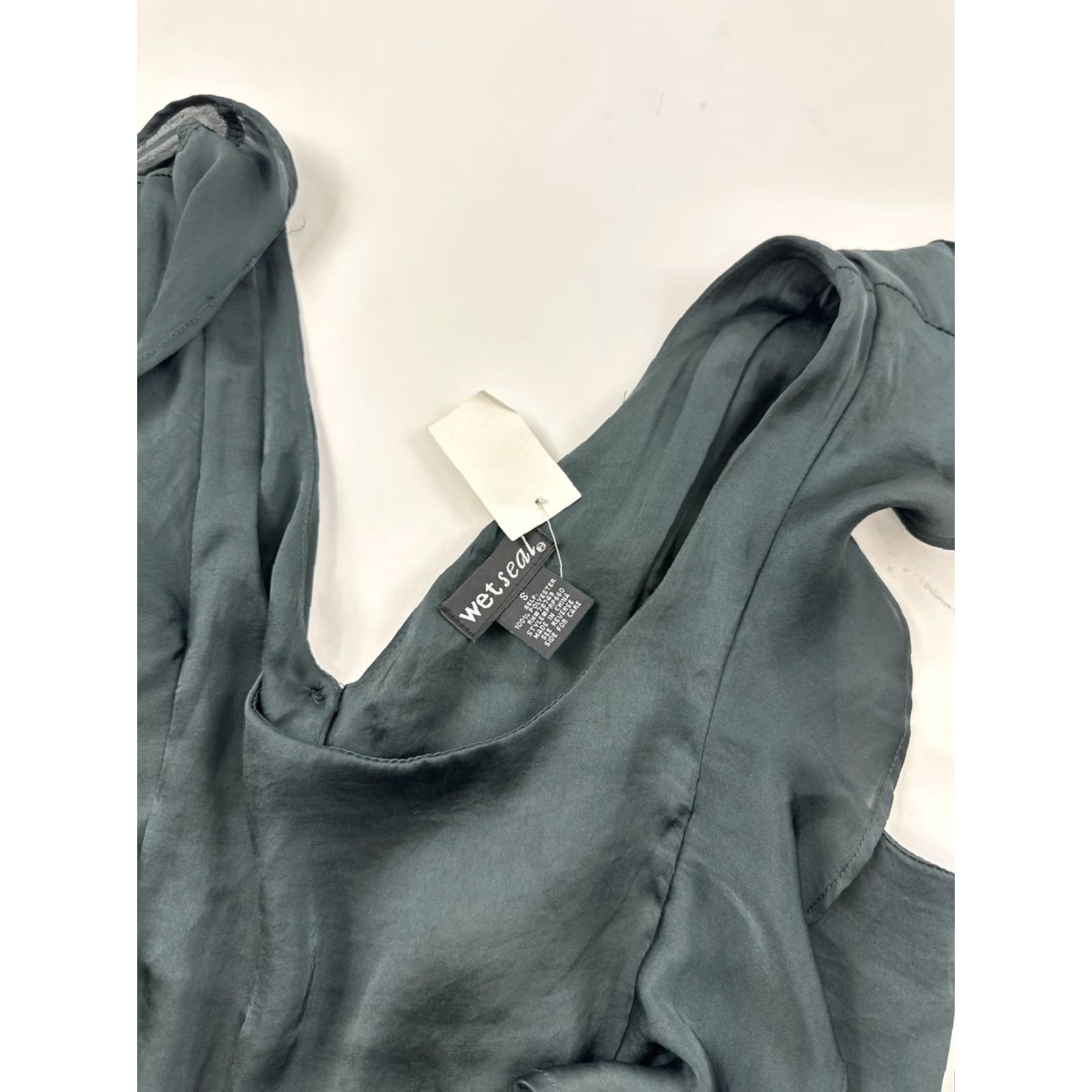 Vintage VINTAGE Wet-seal Romper Women’s S Small Grey Y2K NWT Size 28" / US 6 / IT 42 - 7 Thumbnail