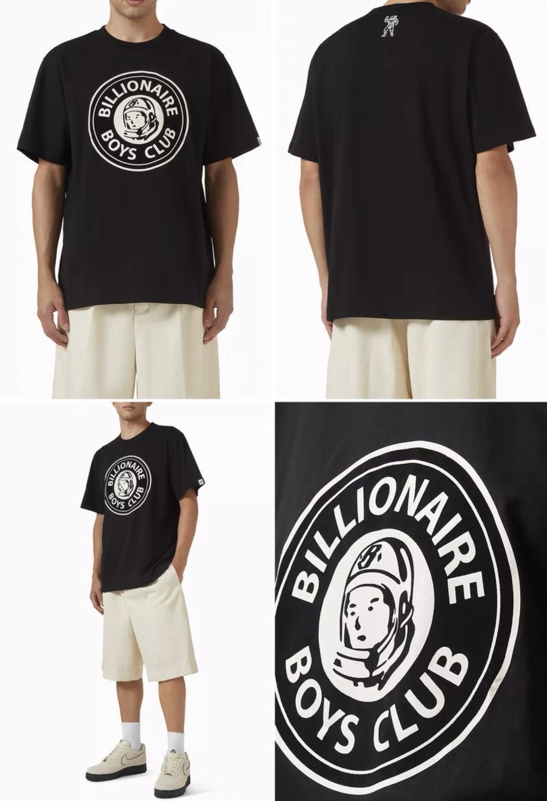 Billionaire Boys Club Flocked Short Sleeve T-Shirt Black Billionaire Boys Club Size US L / EU 52-54 / 3 - 3 Thumbnail