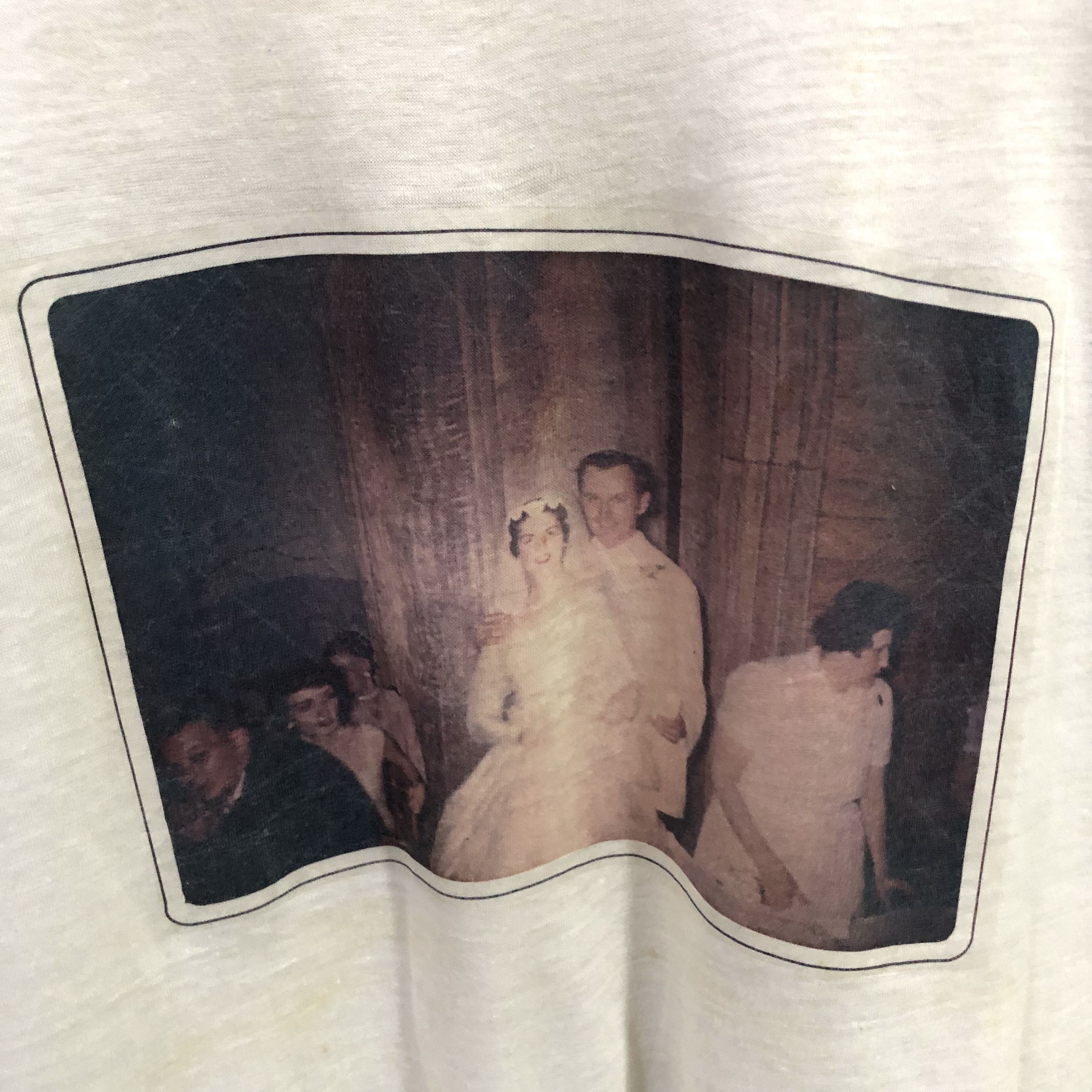 Vintage True Vintage!!70s Wedding Photo Tees Size US M / EU 48-50 / 2 - 2 Thumbnail