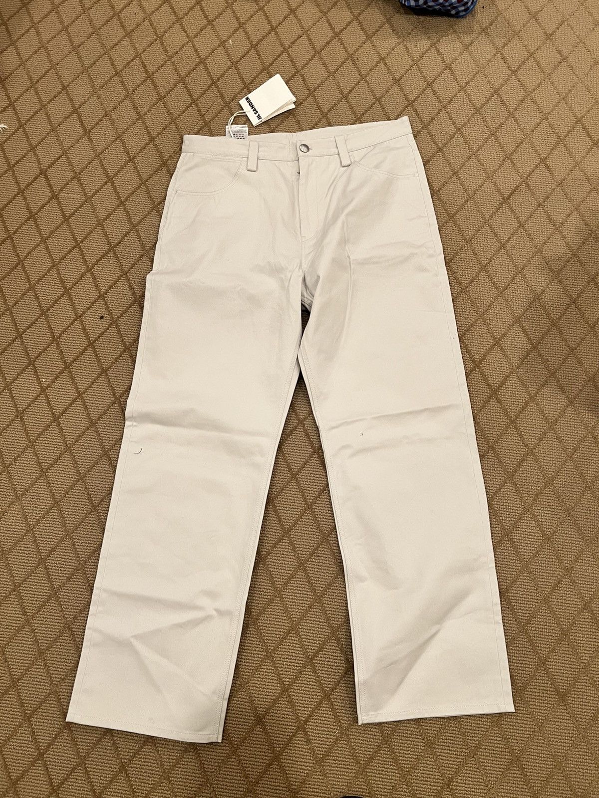 Jil Sander Pantalone Fine Cotton Serge Denim size 52 Size US 34 / EU 50 - 1 Thumbnail