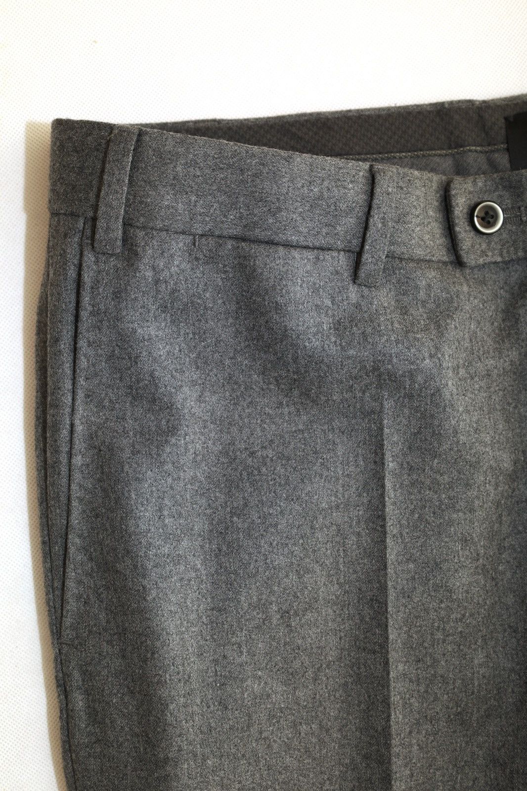 Hiltl Hiltl Dress Pants Size 46c Piacenza In Solid Light Gray Size 46S - 3 Thumbnail