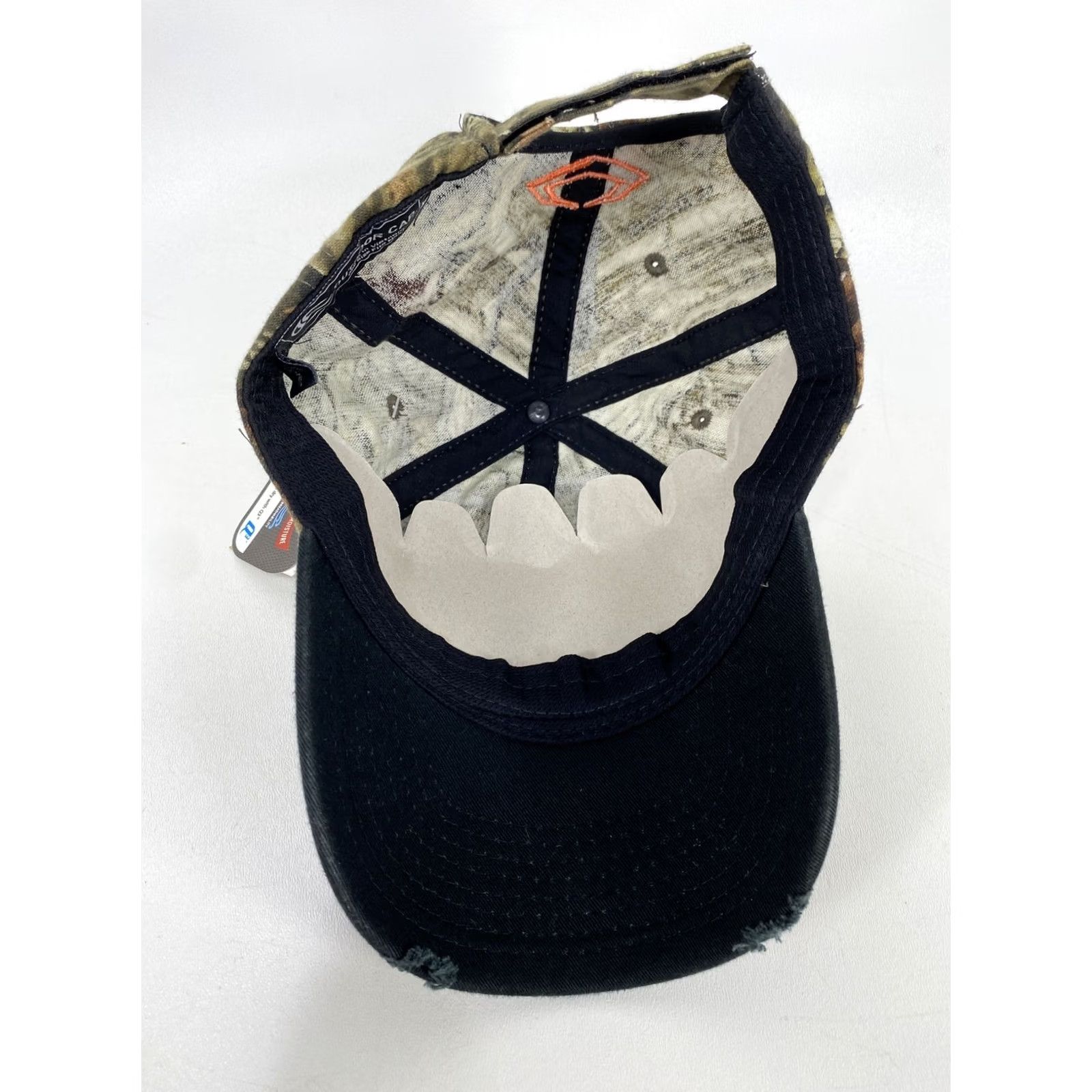 Vintage Mossy Oak Break Up Camo Leverage Lightweight Treestands Logo Hat Outdoor Cap NEW Size ONE SIZE - 7 Thumbnail
