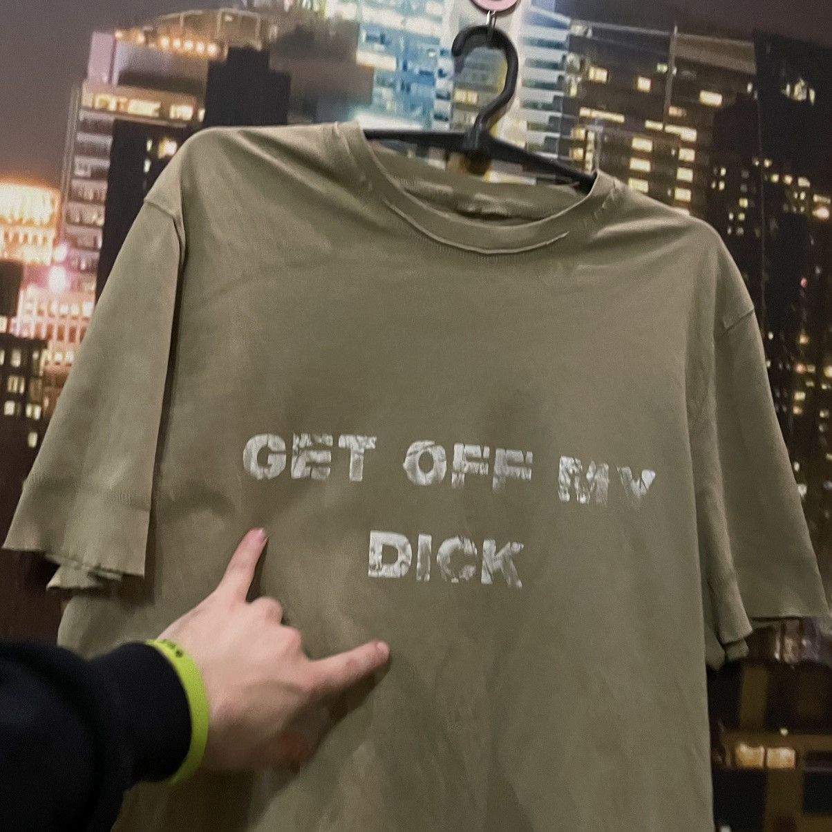 Vintage VINTAGE tee skater TEE GET OFF MY DICK PENIS FUNNY PORNO XXX Size US M / EU 48-50 / 2 - 4 Thumbnail
