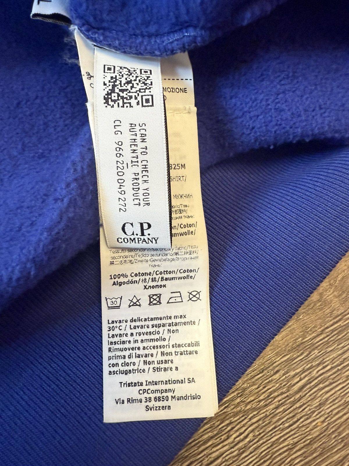 C.P. Company × Palace Palace x C.P. Company Hood Bright Cobalt Size US L / EU 52-54 / 3 - 6 Thumbnail