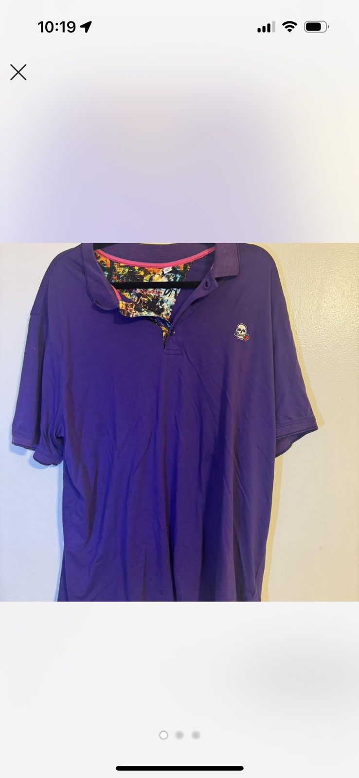 Robert Graham Robert Graham like new Purple and pink polo shirt Size US XXL / EU 58 / 5 - 1 Thumbnail