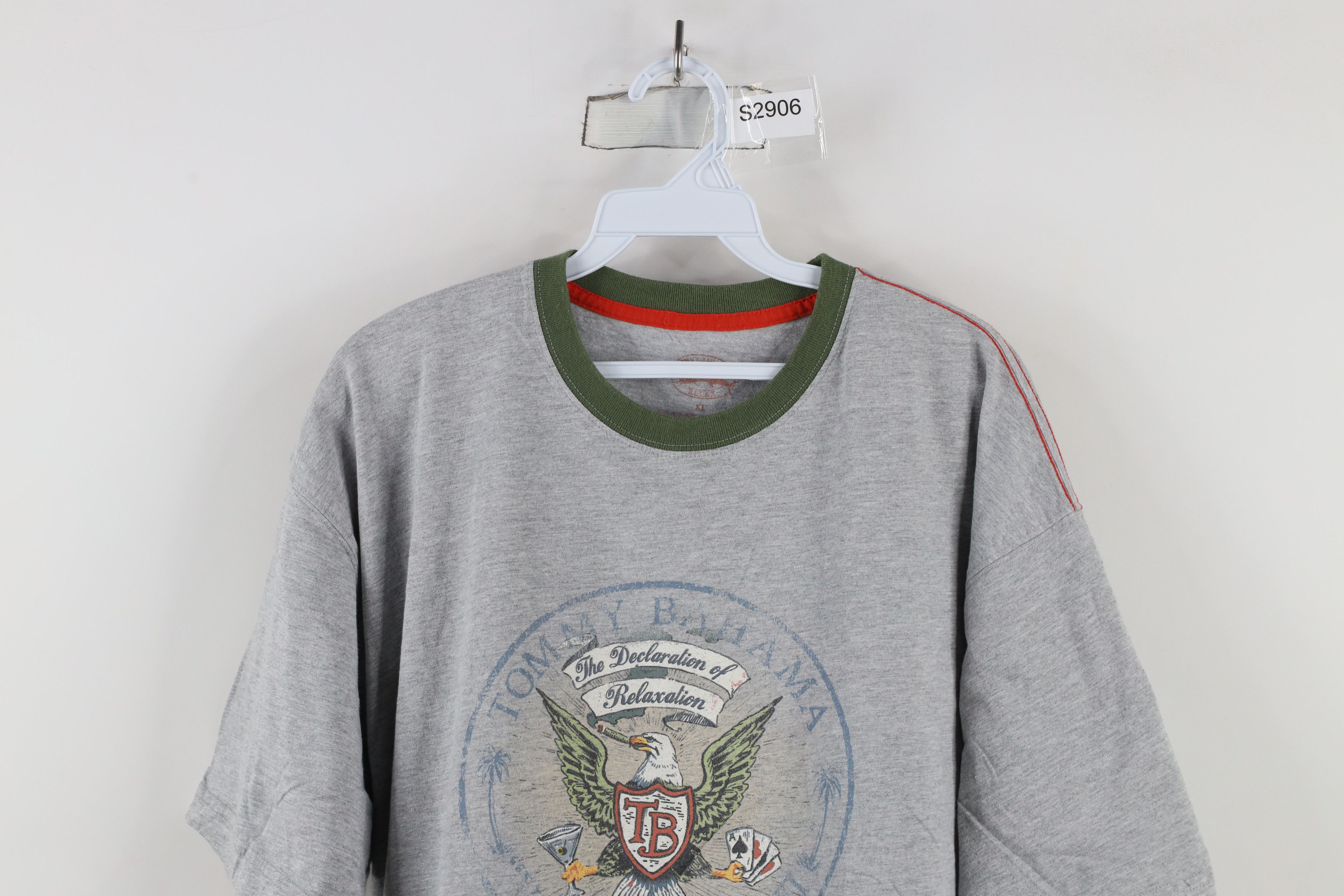 Tommy Bahama × Vintage Vintage Tommy Bahama Declaration of Relaxation T-Shirt Size US XL / EU 56 / 4 - 2 Thumbnail
