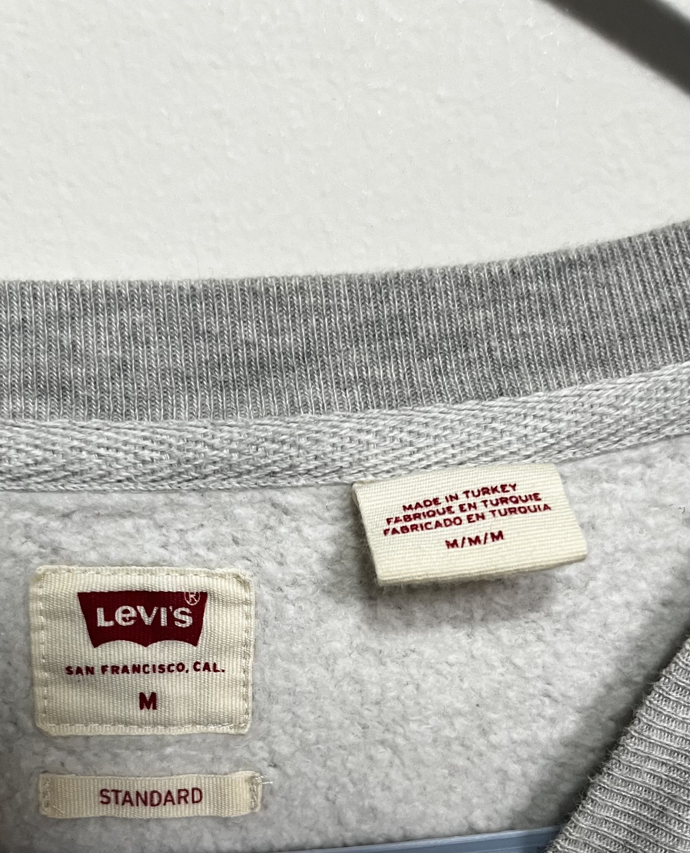 Levi's Levi's Standard Crewneck Sweatshirt - Gray (M) Size US M / EU 48-50 / 2 - 4 Thumbnail