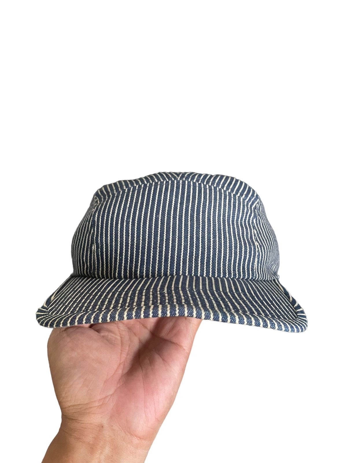 Japanese Brand Breeze Hickory Workers Cap Size ONE SIZE - 7 Thumbnail
