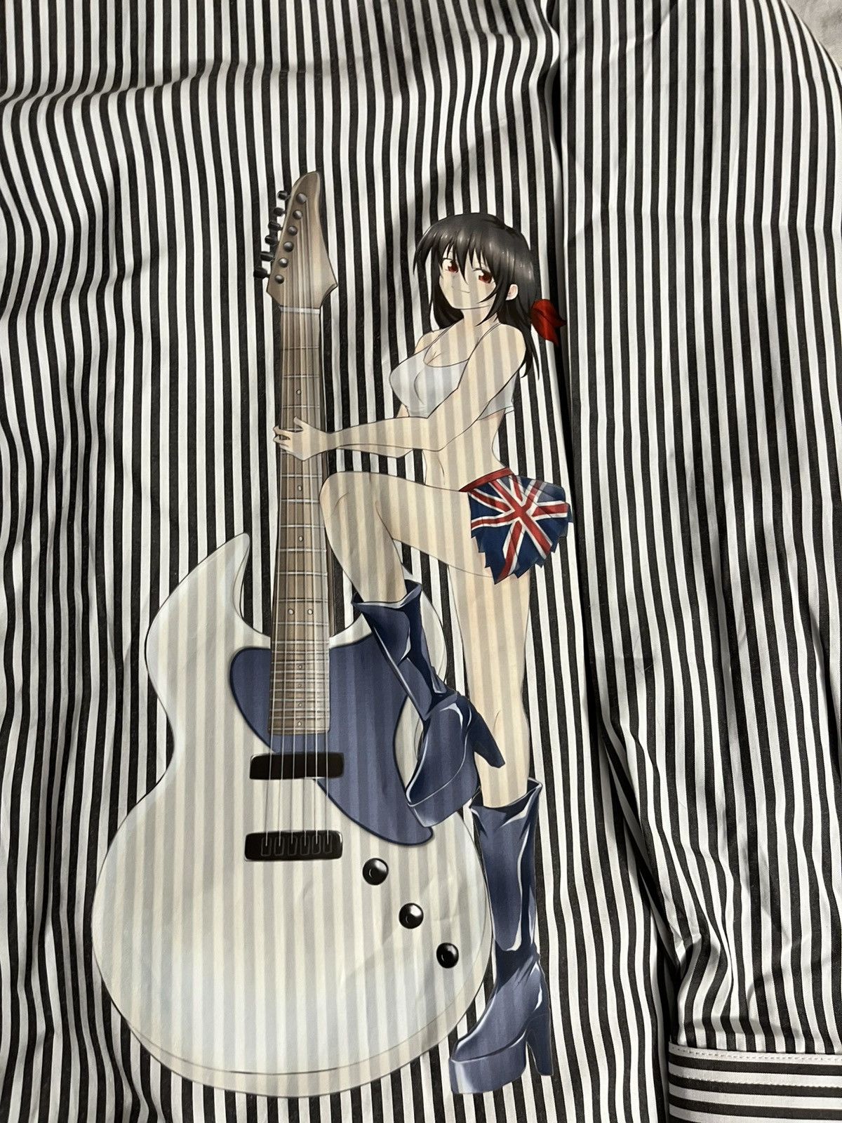 Other Son ludo guitar girl button up striped shirt Size US XL / EU 56 / 4 - 12 Thumbnail