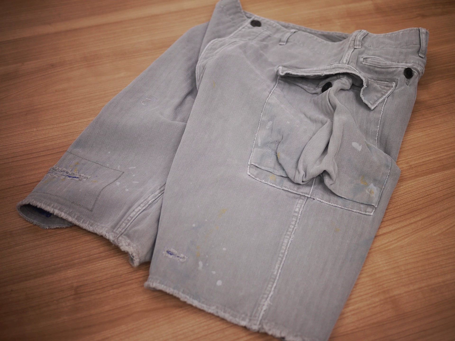 Visvim VISVIM VETERANS SHORTS CRASH Grey Size 2 Size US 32 / EU 48 - 7 Thumbnail