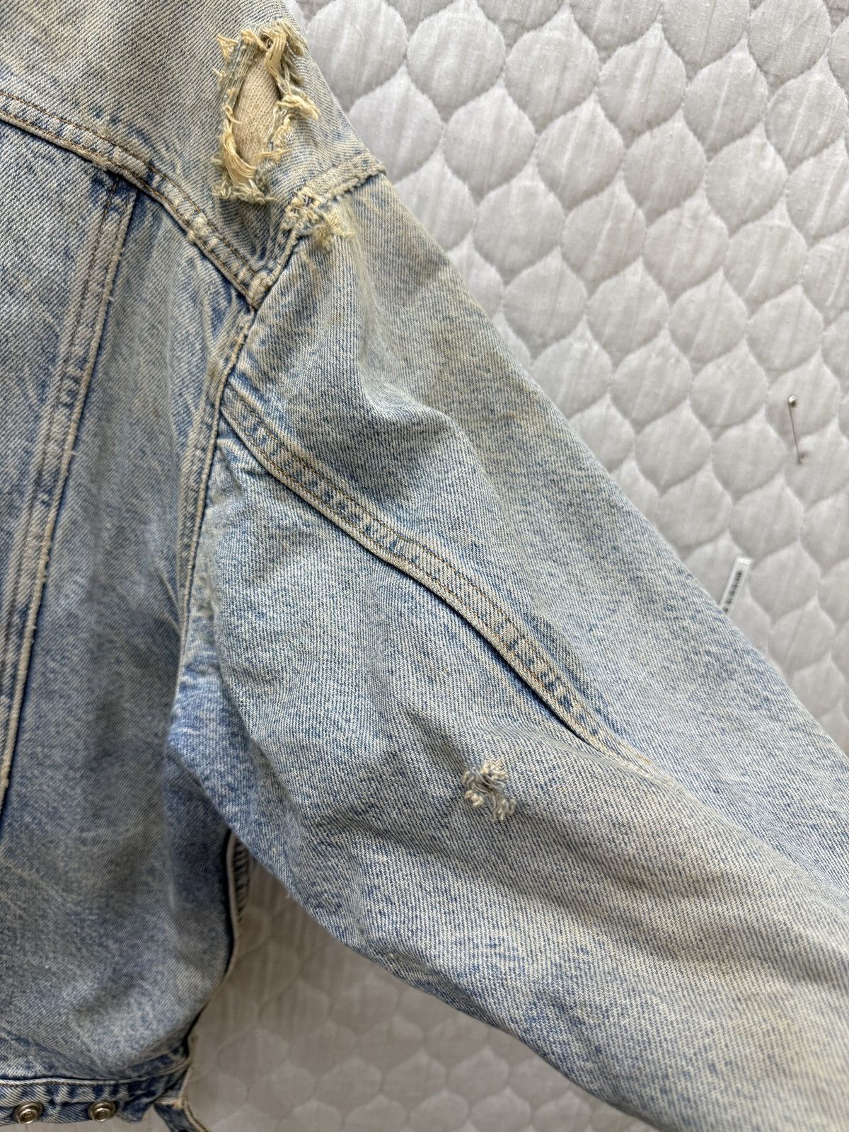 Levi's 🔥🔥💥STEALS VTG LEVIS SHERPA DISTRESSED JACKET Size US M / EU 48-50 / 2 - 17 Thumbnail