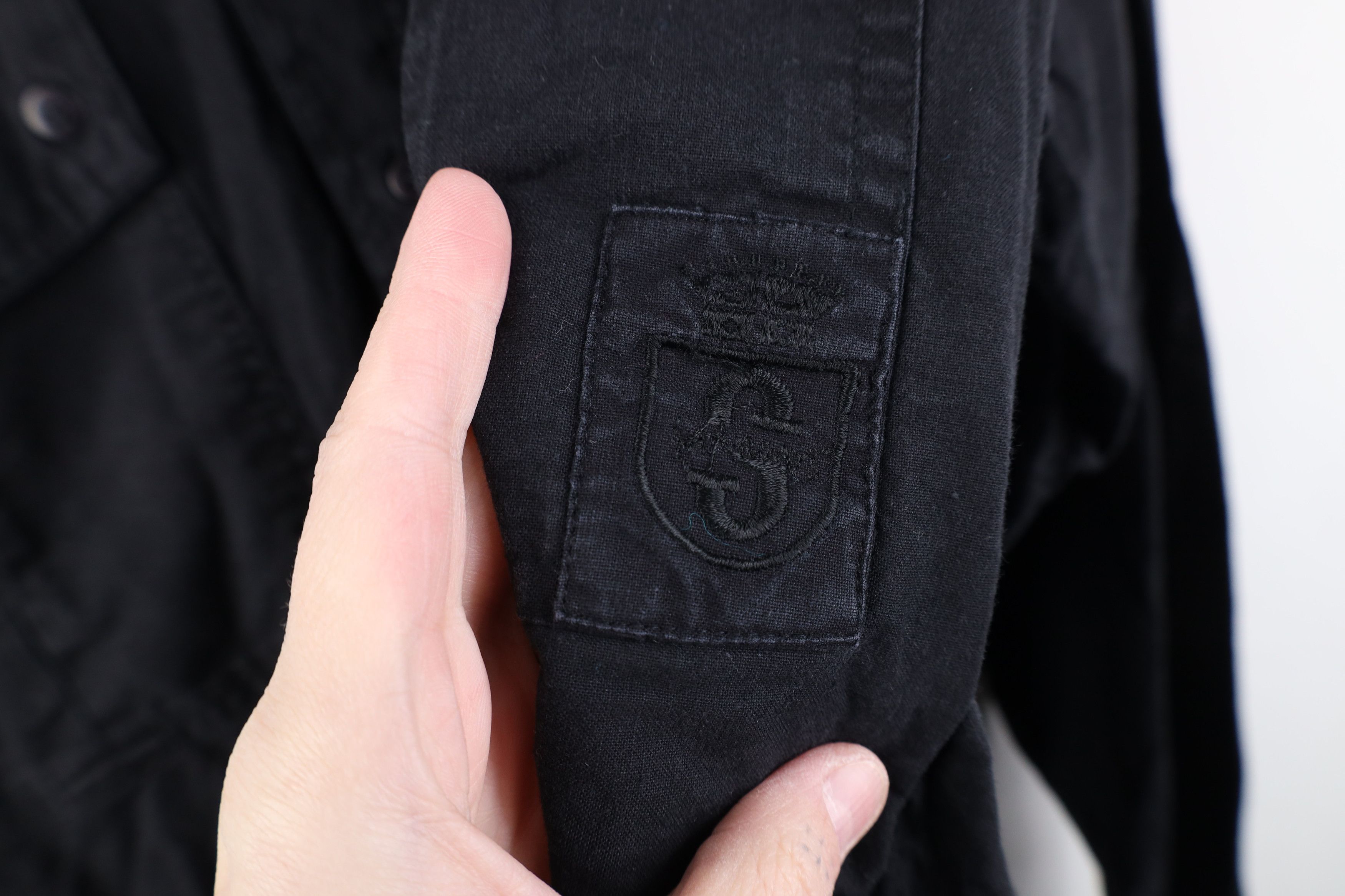 Vintage Vintage 90s Streetwear Big Pocket Collared Button Shirt Size US M / EU 48-50 / 2 - 4 Thumbnail